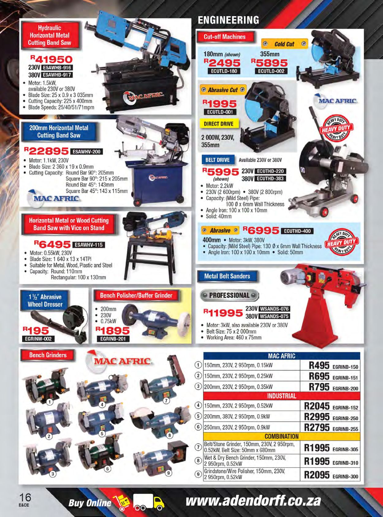 Adendorff Machinery Mart Catalogue - 2020/11/01-2020/11/14 (Page 16)