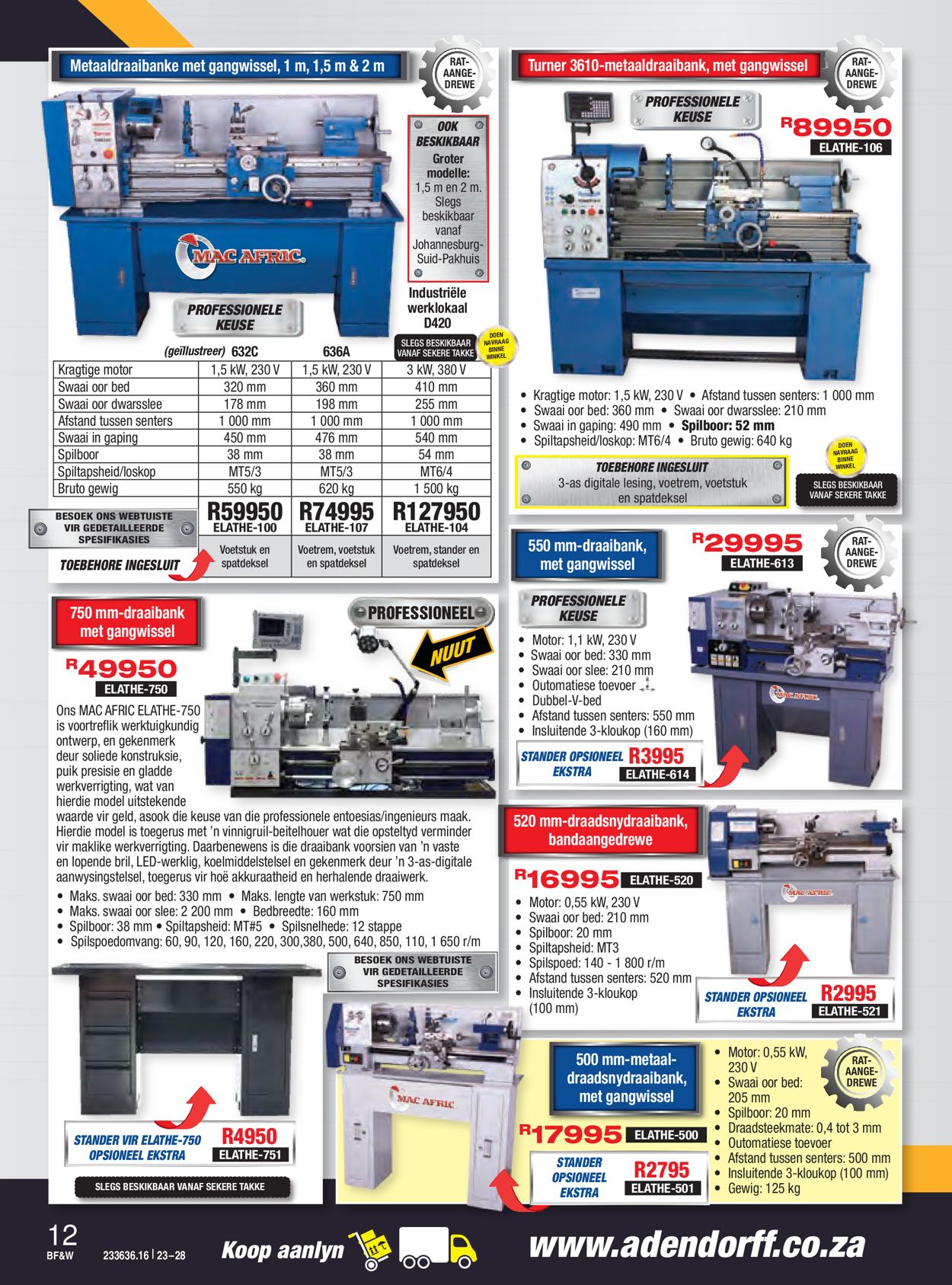 Adendorff Machinery Mart Black Friday 2020 Catalogue - 2020/11/23-2020/11/28 (Page 13)