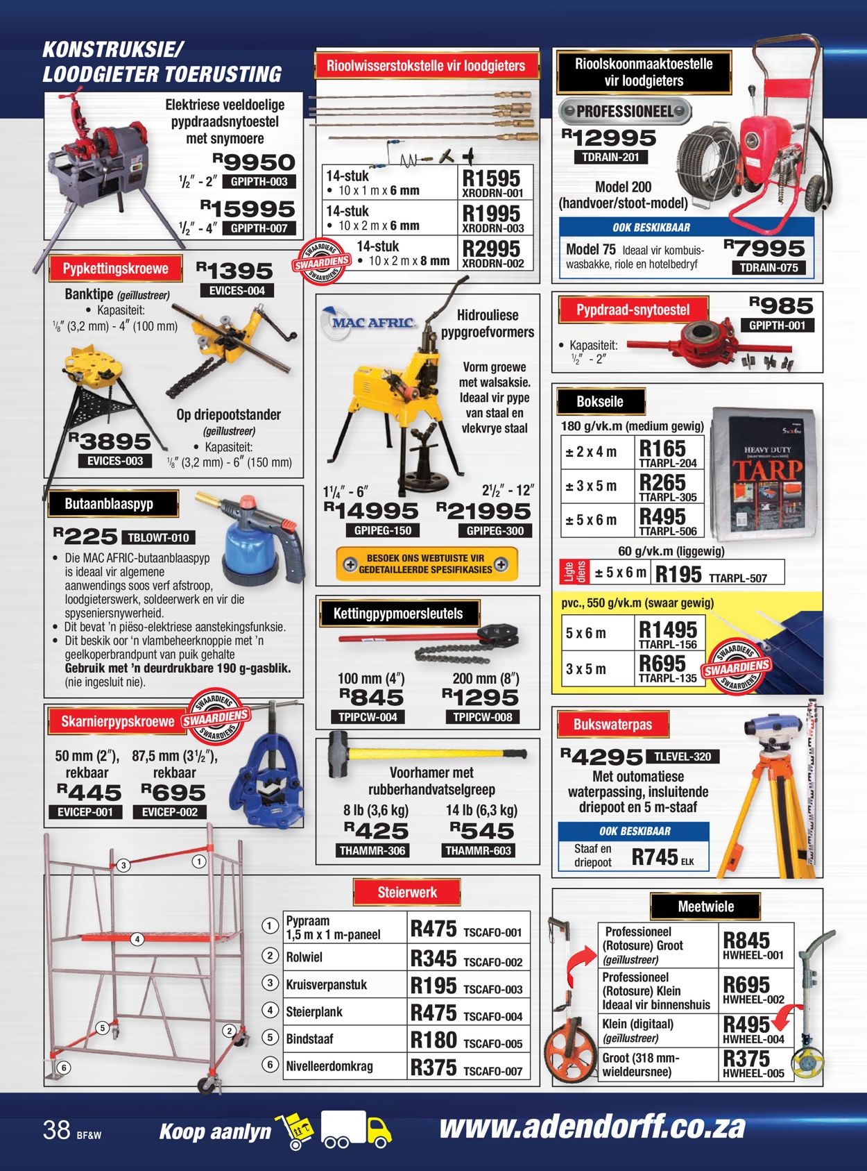 Adendorff Machinery Mart Catalogue - 2021/01/14-2021/01/20 (Page 38)