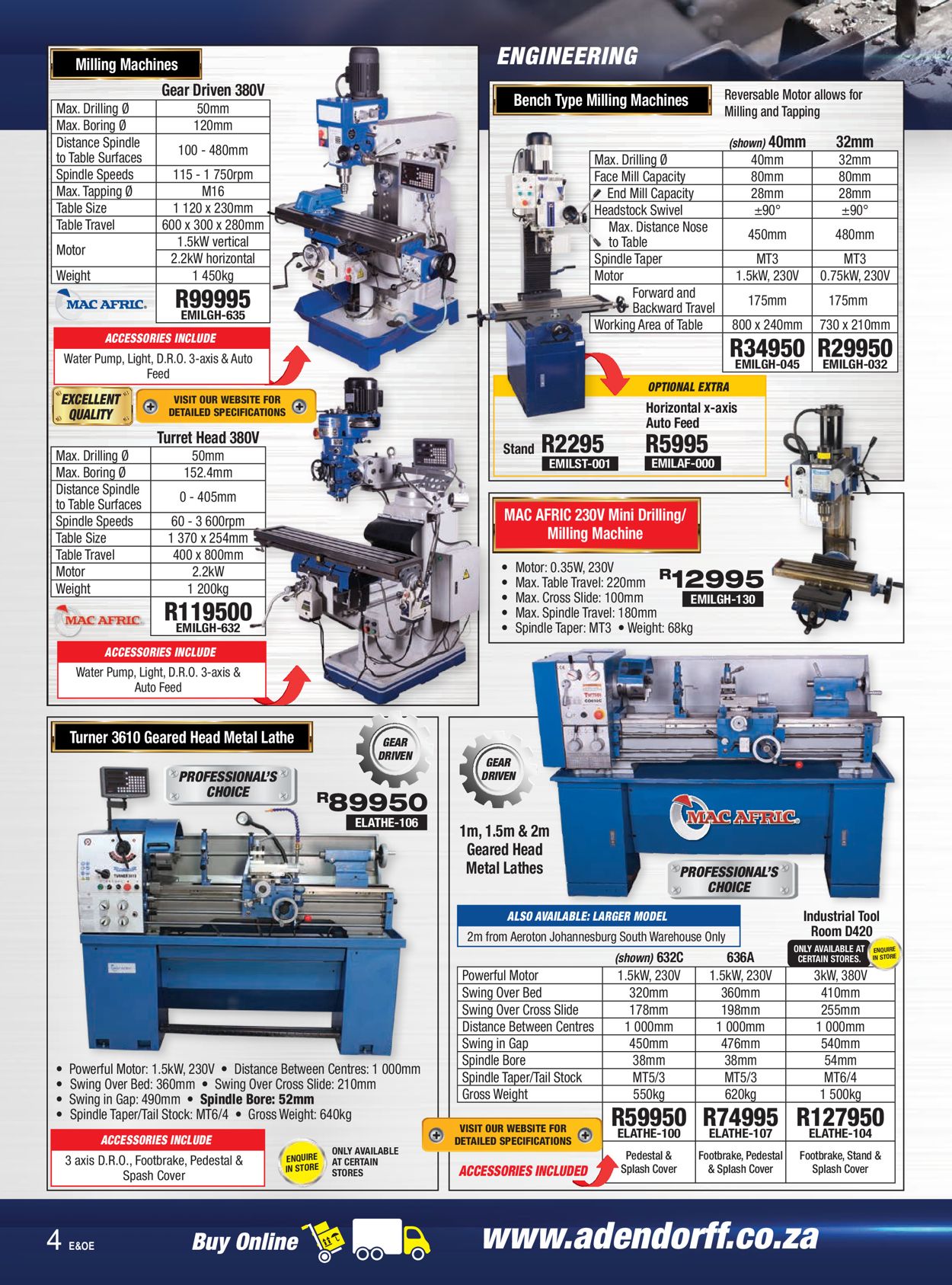 Adendorff Machinery Mart Catalogue - 2021/02/01-2021/03/01 (Page 4)