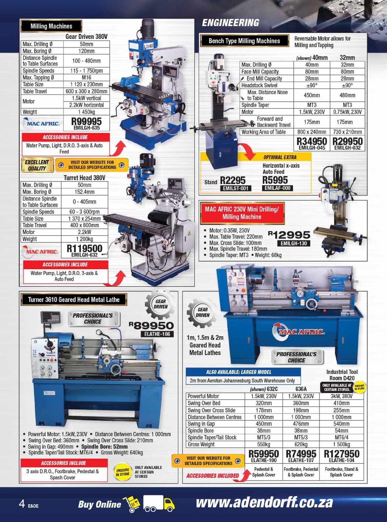 Adendorff Machinery Mart Catalogue - 2021/02/01-2021/03/31 (Page 4)