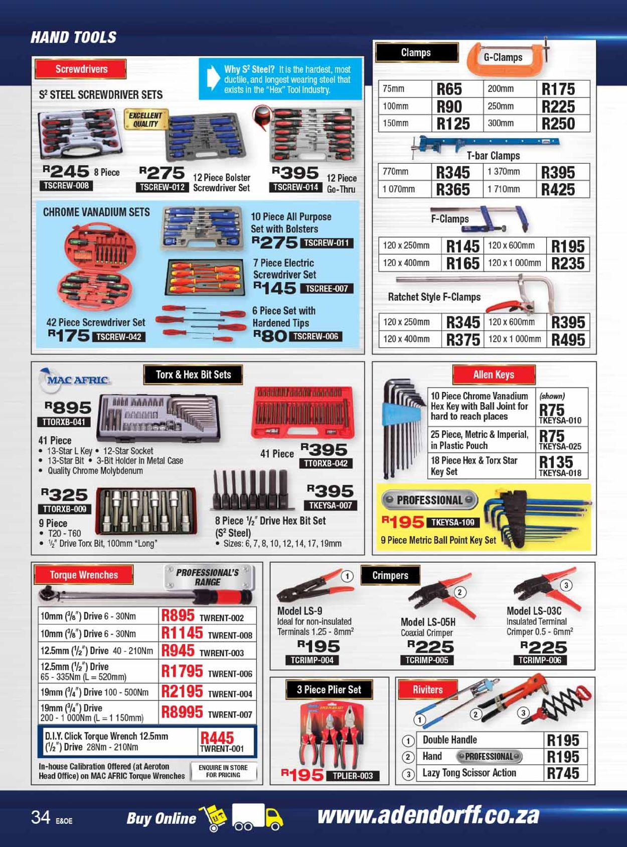 Adendorff Machinery Mart Catalogue - 2021/02/01-2021/03/31 (Page 34)