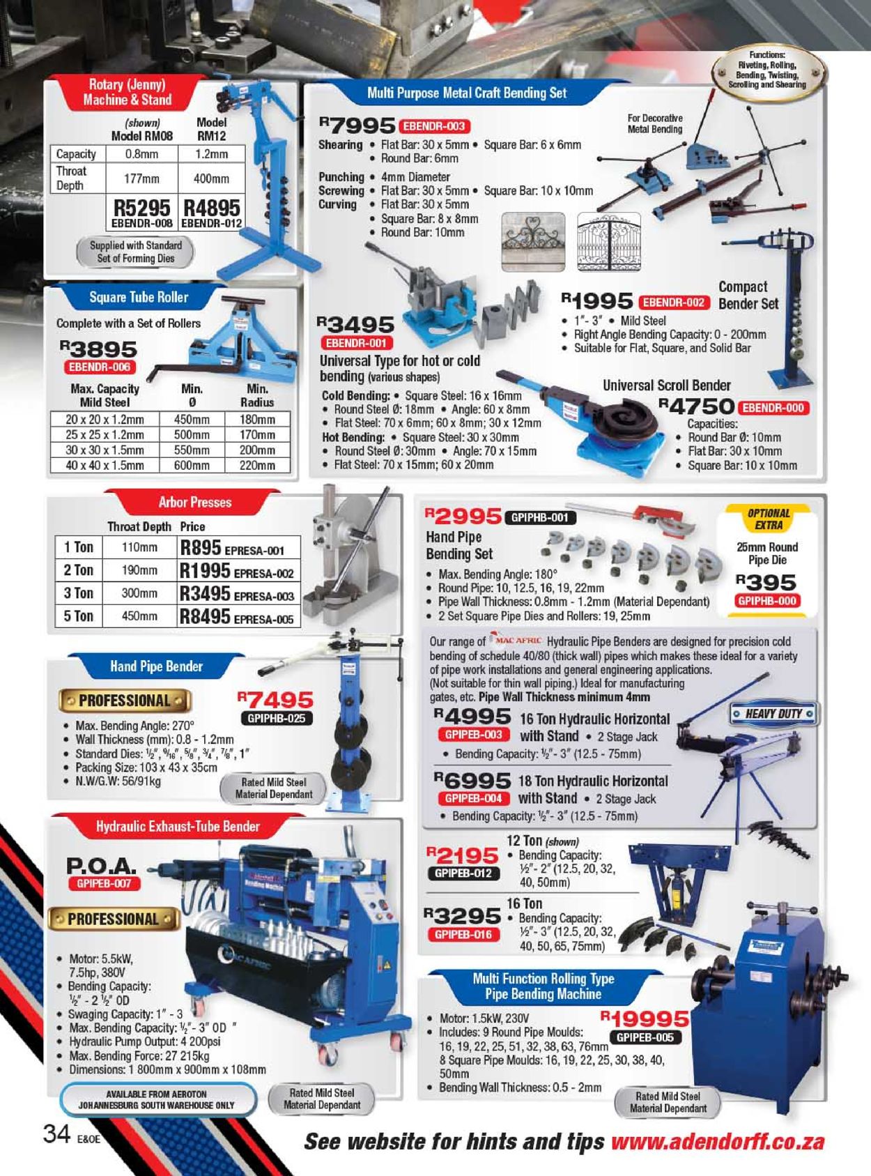 Adendorff Machinery Mart Catalogue - 2021/04/01-2021/04/30 (Page 34)