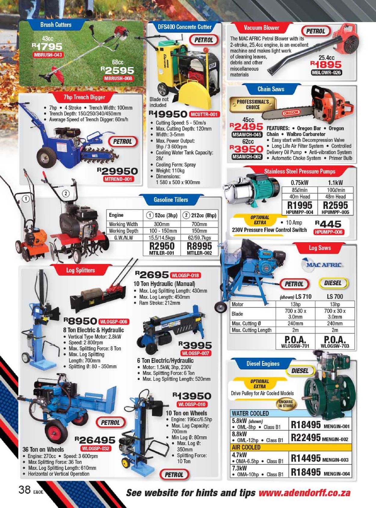 Adendorff Machinery Mart Catalogue - 2021/04/01-2021/04/30 (Page 38)