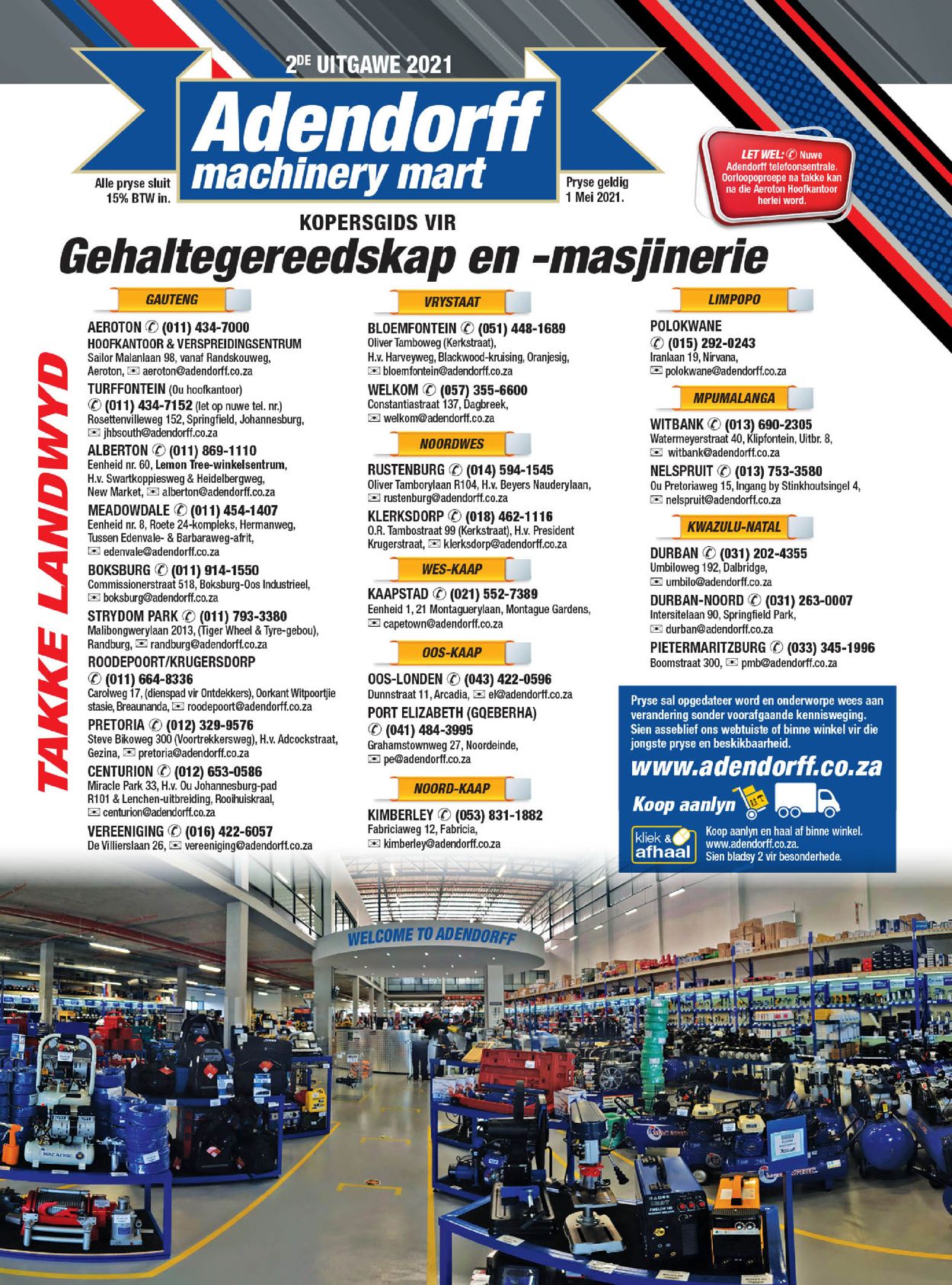 Adendorff Machinery Mart Catalogue - 2021/04/01-2021/04/30