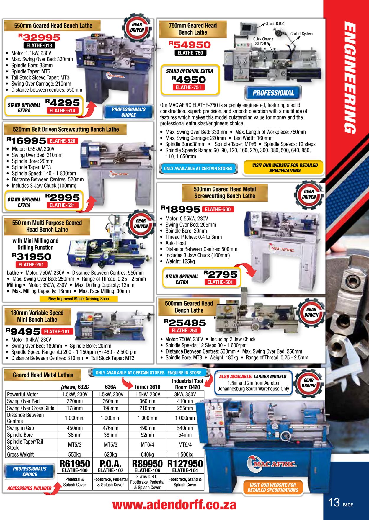 Adendorff Machinery Mart Catalogue - 2021/07/06-2021/07/31 (Page 13)