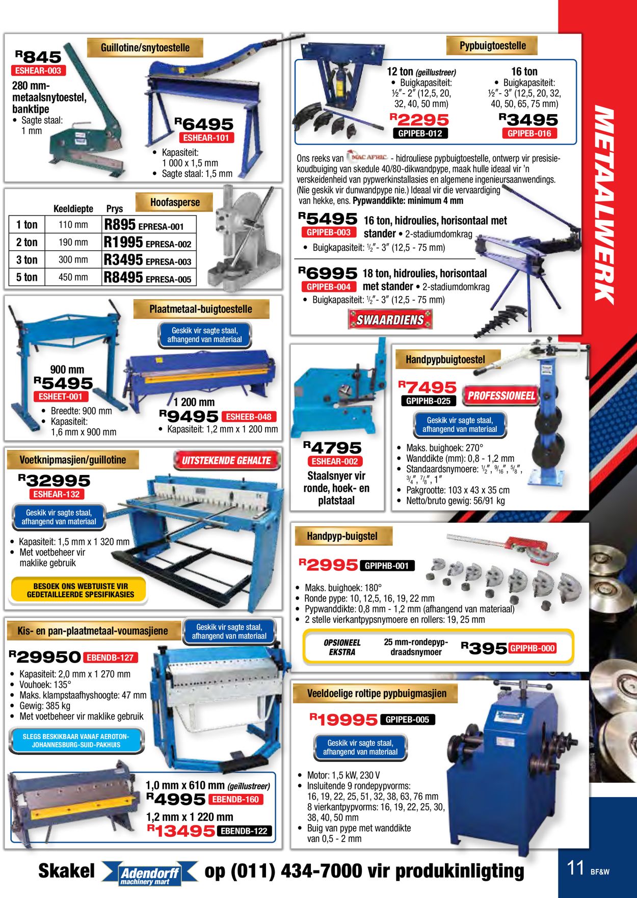 Adendorff Machinery Mart Catalogue - 2021/07/06-2021/07/31 (Page 11)