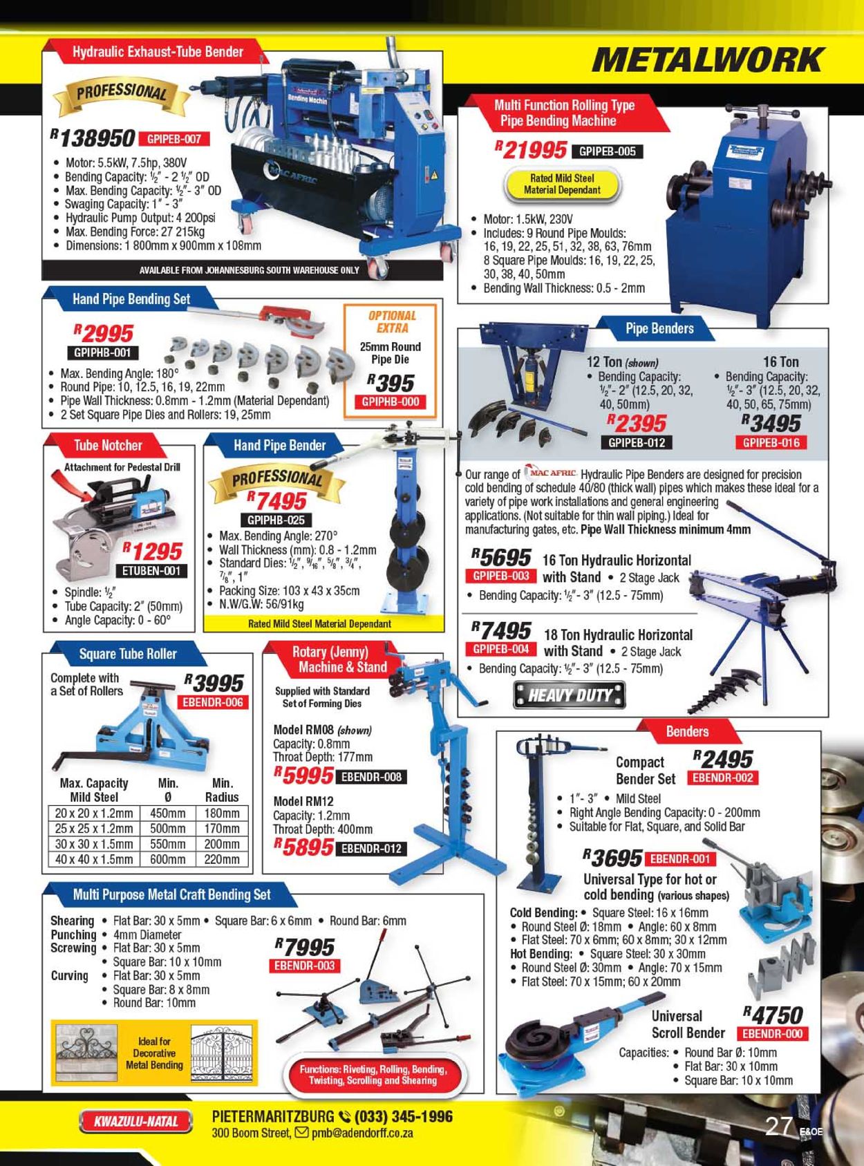 Adendorff Machinery Mart Catalogue - 2022/01/31-2022/03/01 (Page 29)