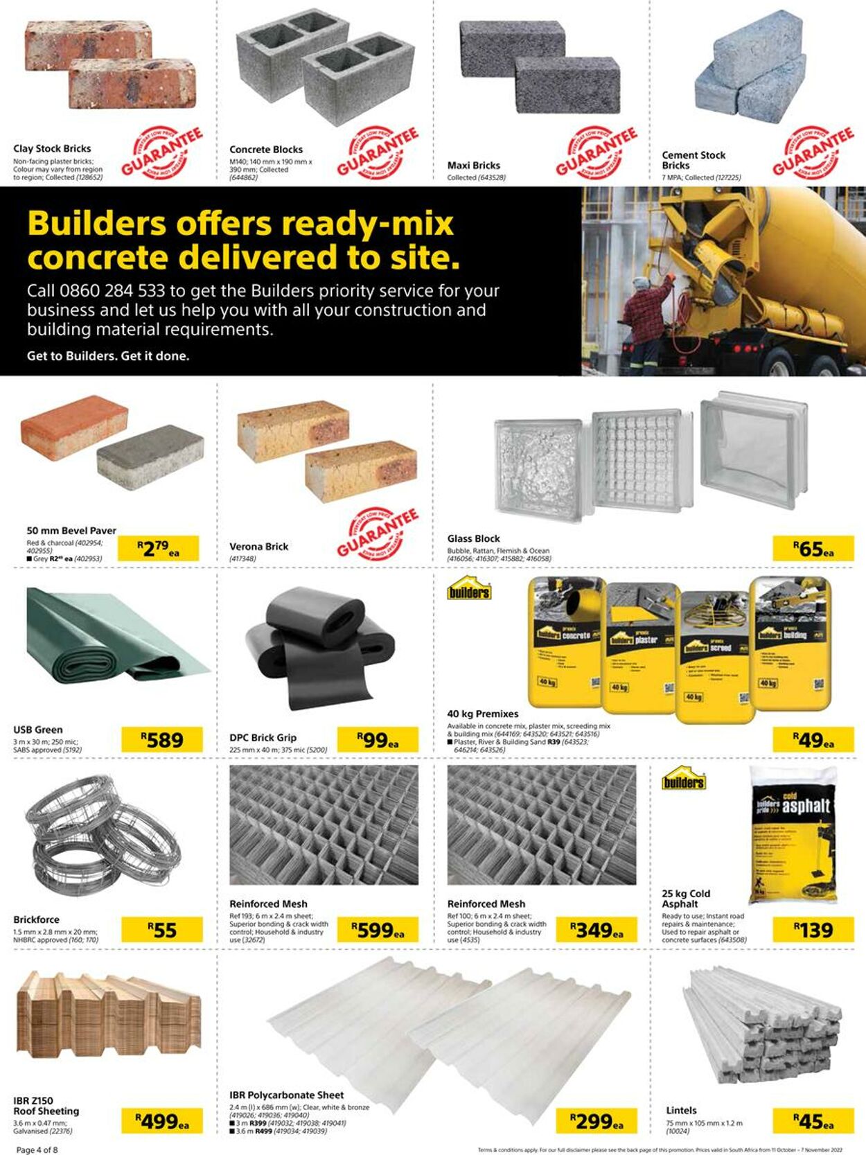 Builders Warehouse Catalogue - 2022/10/11-2022/11/07 (Page 4)