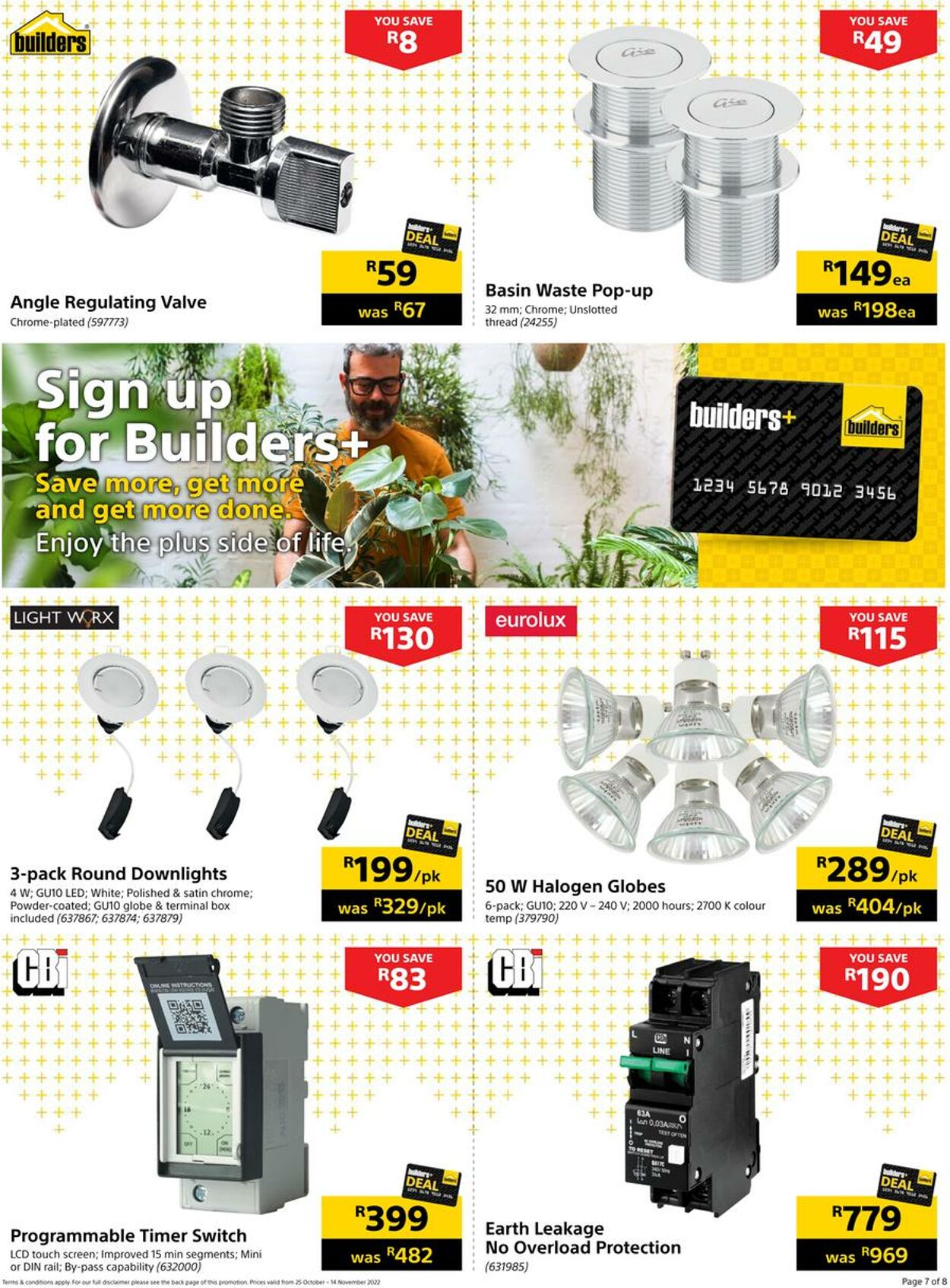 Builders Warehouse Catalogue - 2022/10/25-2022/11/14 (Page 7)