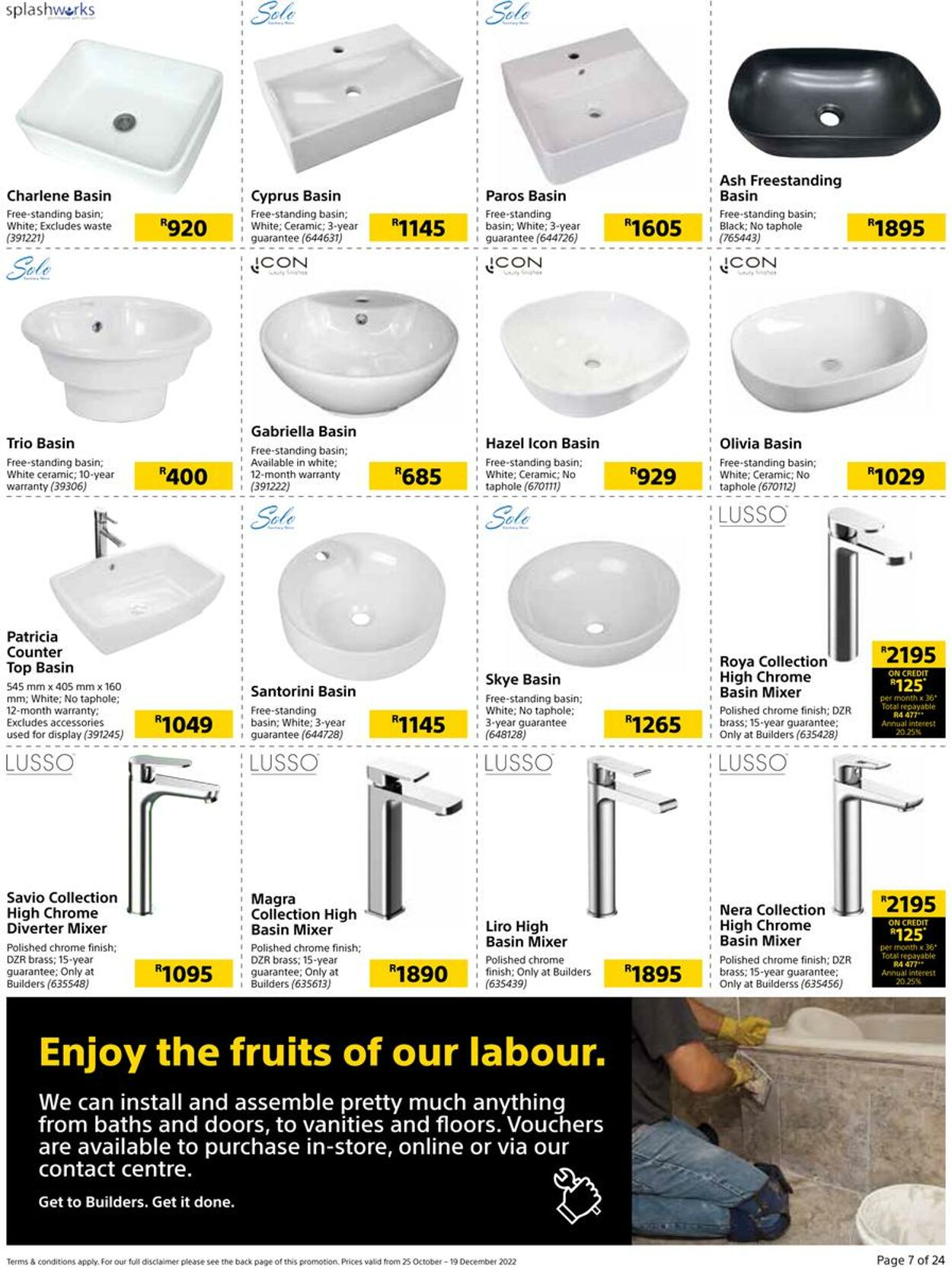 Builders Warehouse Catalogue - 2022/10/25-2022/12/19 (Page 7)