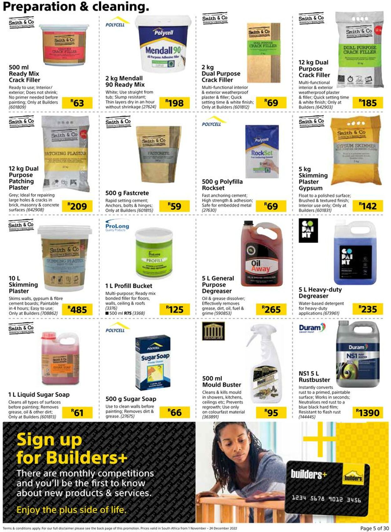 Builders Warehouse Catalogue - 2022/11/01-2022/12/24 (Page 5)