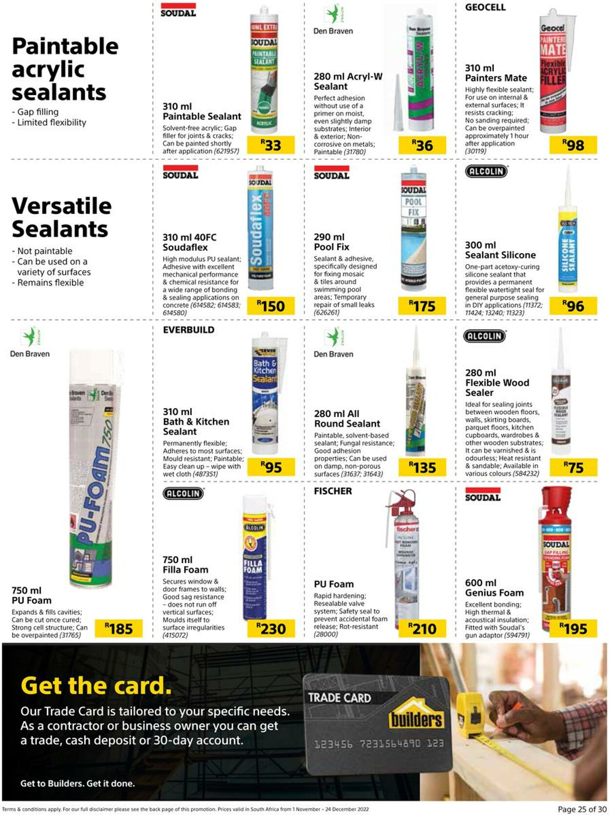 Builders Warehouse Catalogue - 2022/11/01-2022/12/24 (Page 25)