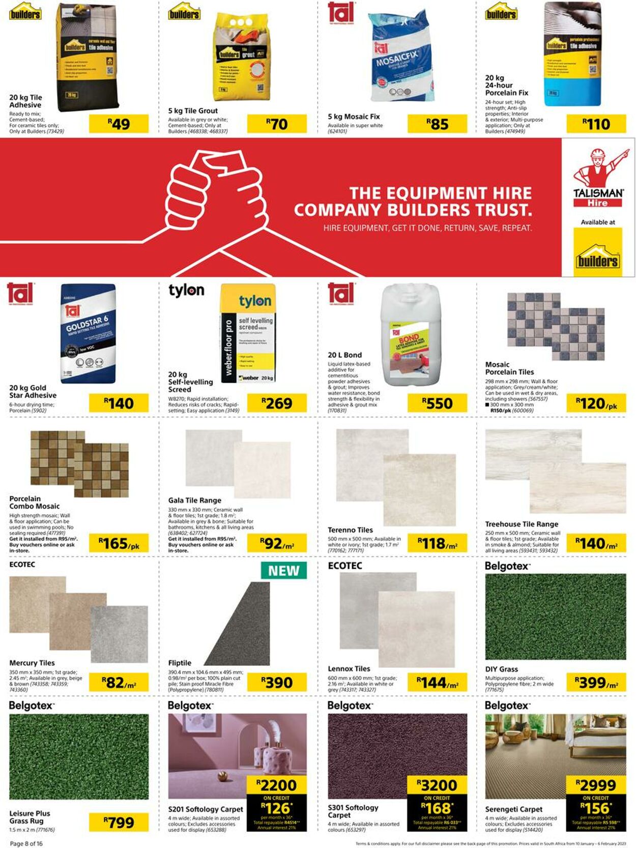 Builders Warehouse Catalogue - 2023/01/10-2023/02/06 (Page 8)