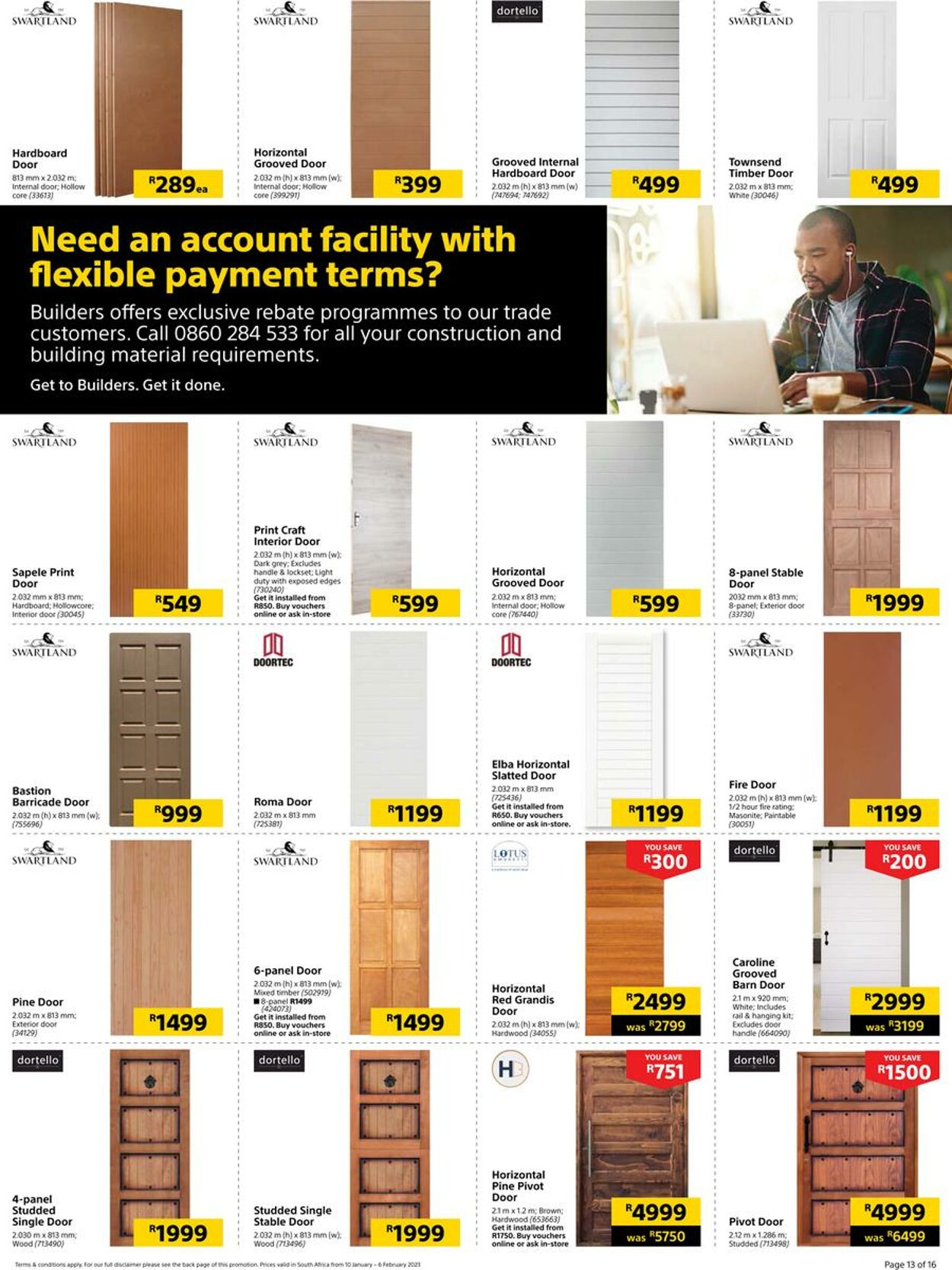 Builders Warehouse Catalogue - 2023/01/10-2023/02/06 (Page 13)