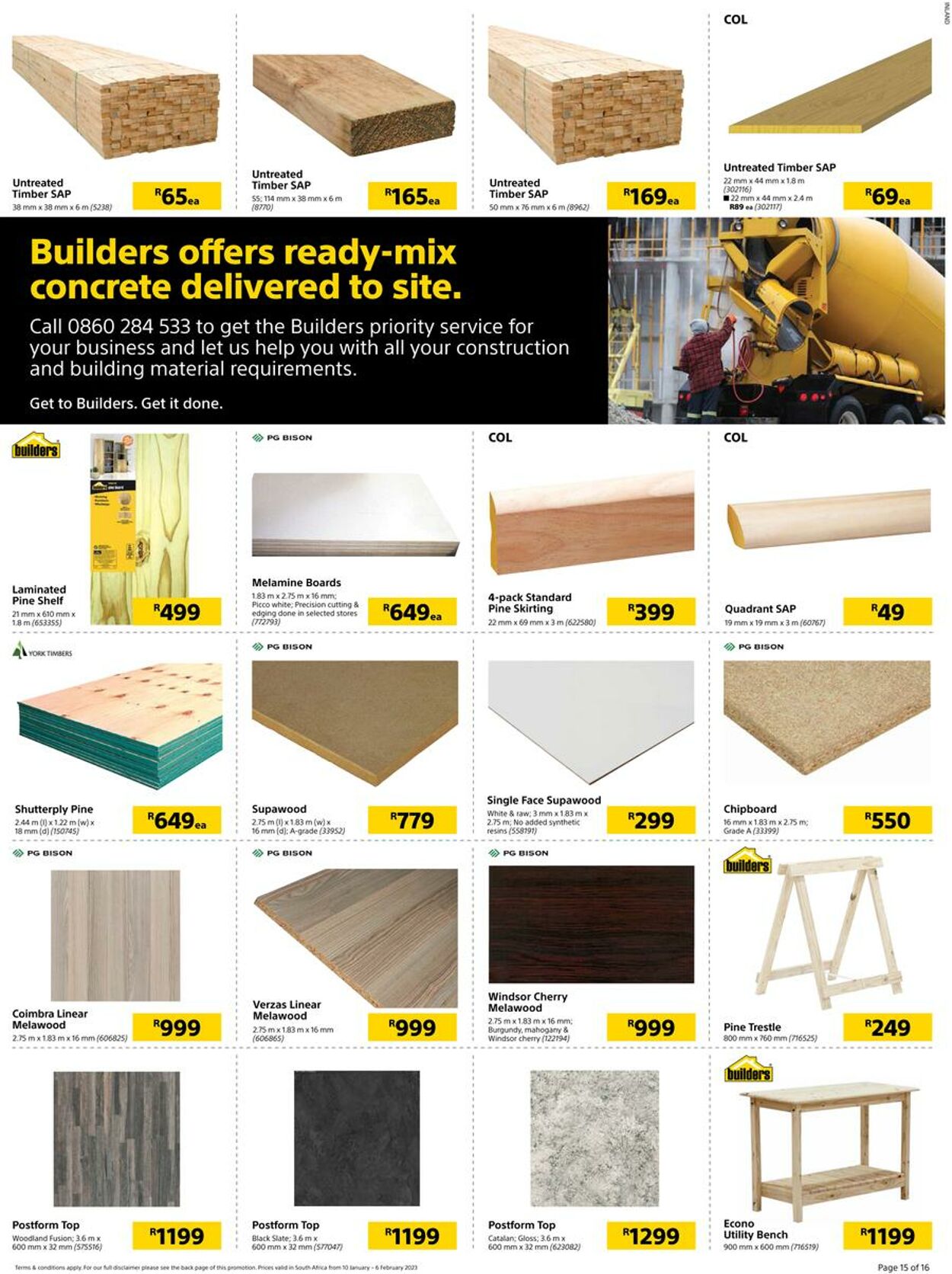 Builders Warehouse Catalogue - 2023/01/10-2023/02/06 (Page 15)