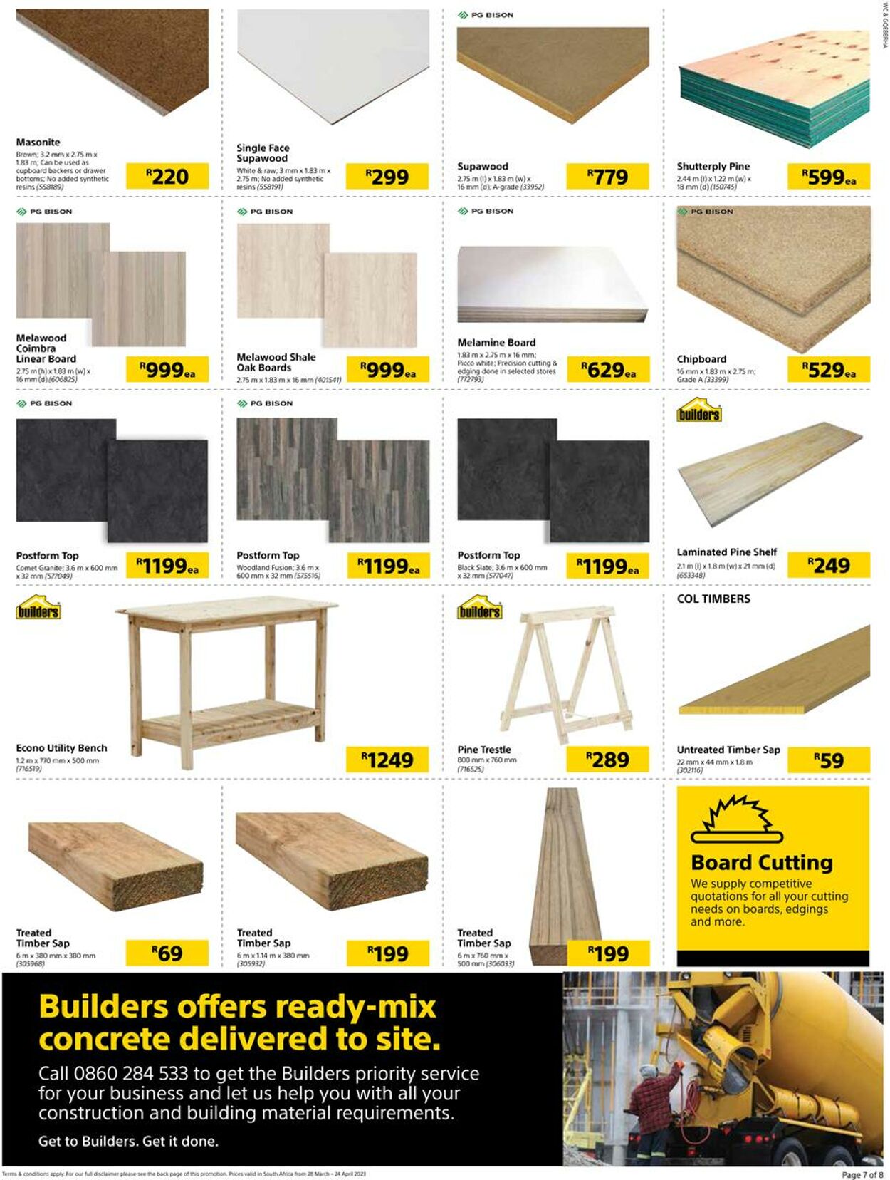 Builders Warehouse Catalogue - 2023/03/28-2023/04/24 (Page 7)