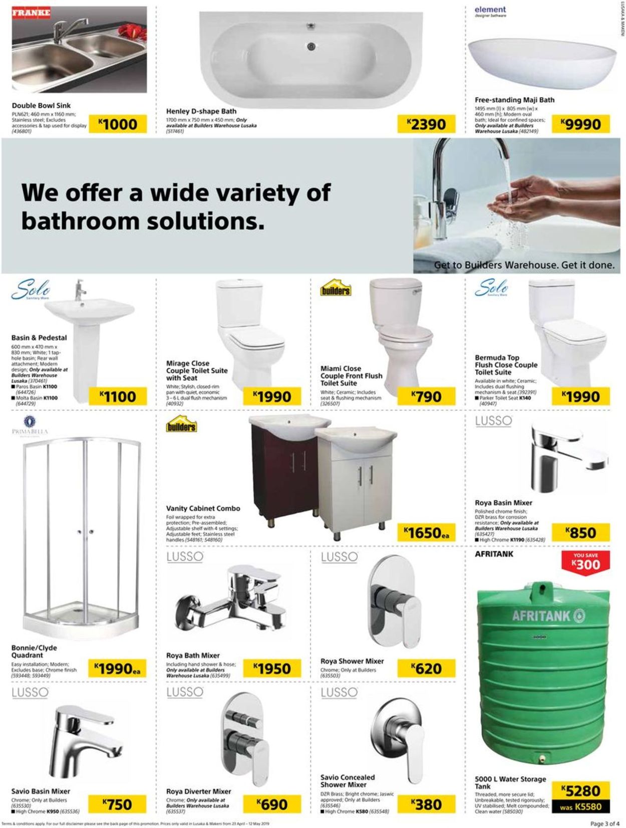 Builders Warehouse Catalogue - 2019/04/23-2019/05/12 (Page 3)