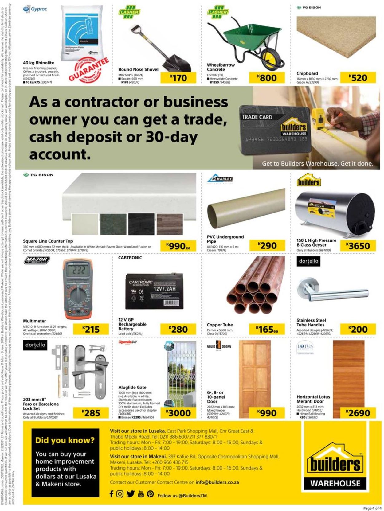 Builders Warehouse Catalogue - 2019/05/21-2019/06/09 (Page 4)
