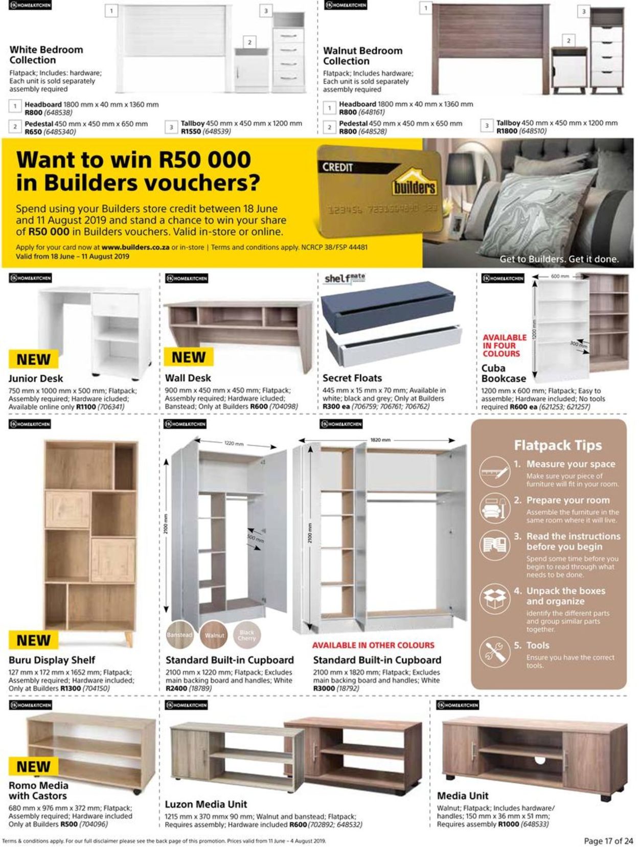 Builders Warehouse Catalogue - 2019/06/11-2019/08/04 (Page 17)