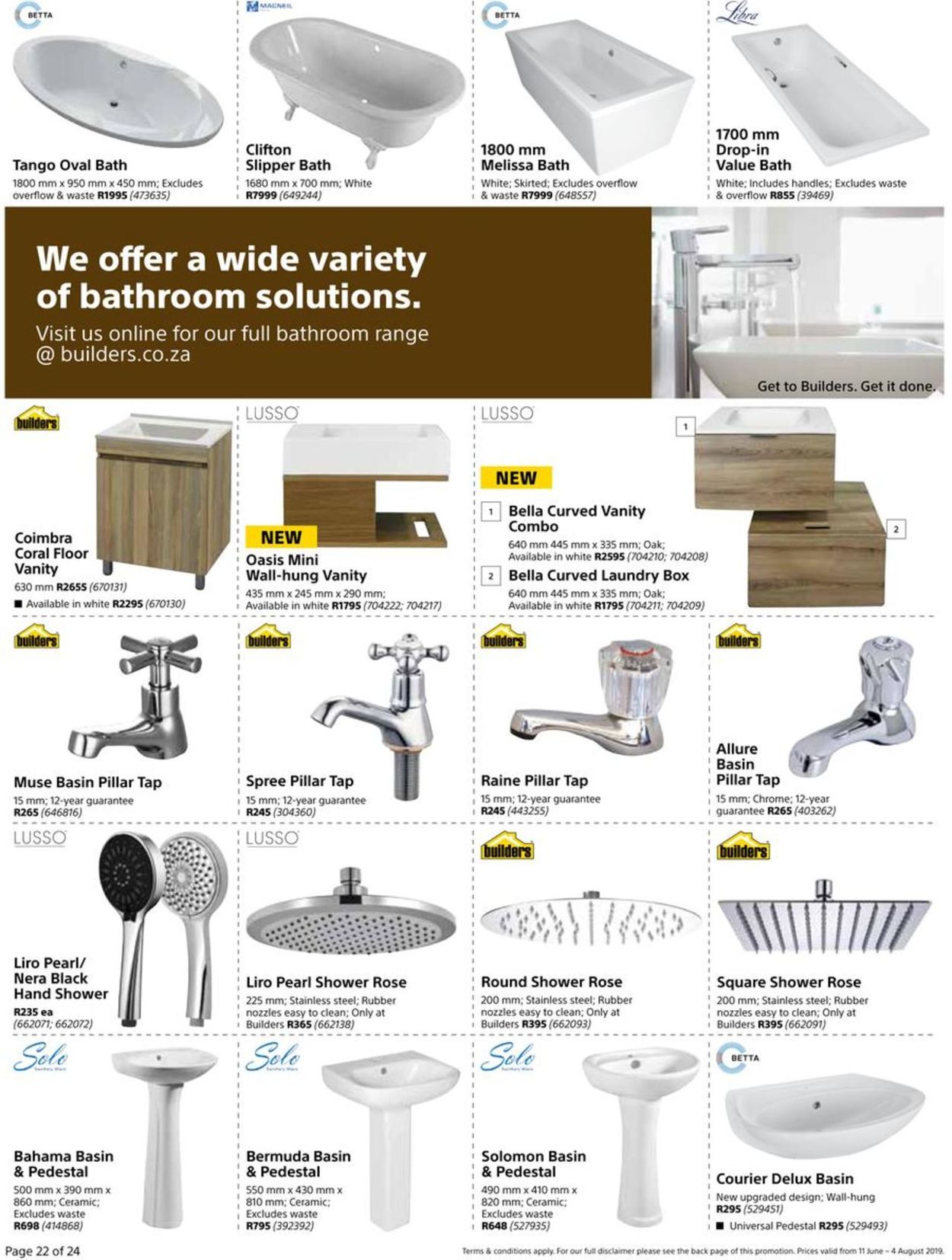 Builders Warehouse Catalogue - 2019/06/11-2019/08/04 (Page 22)