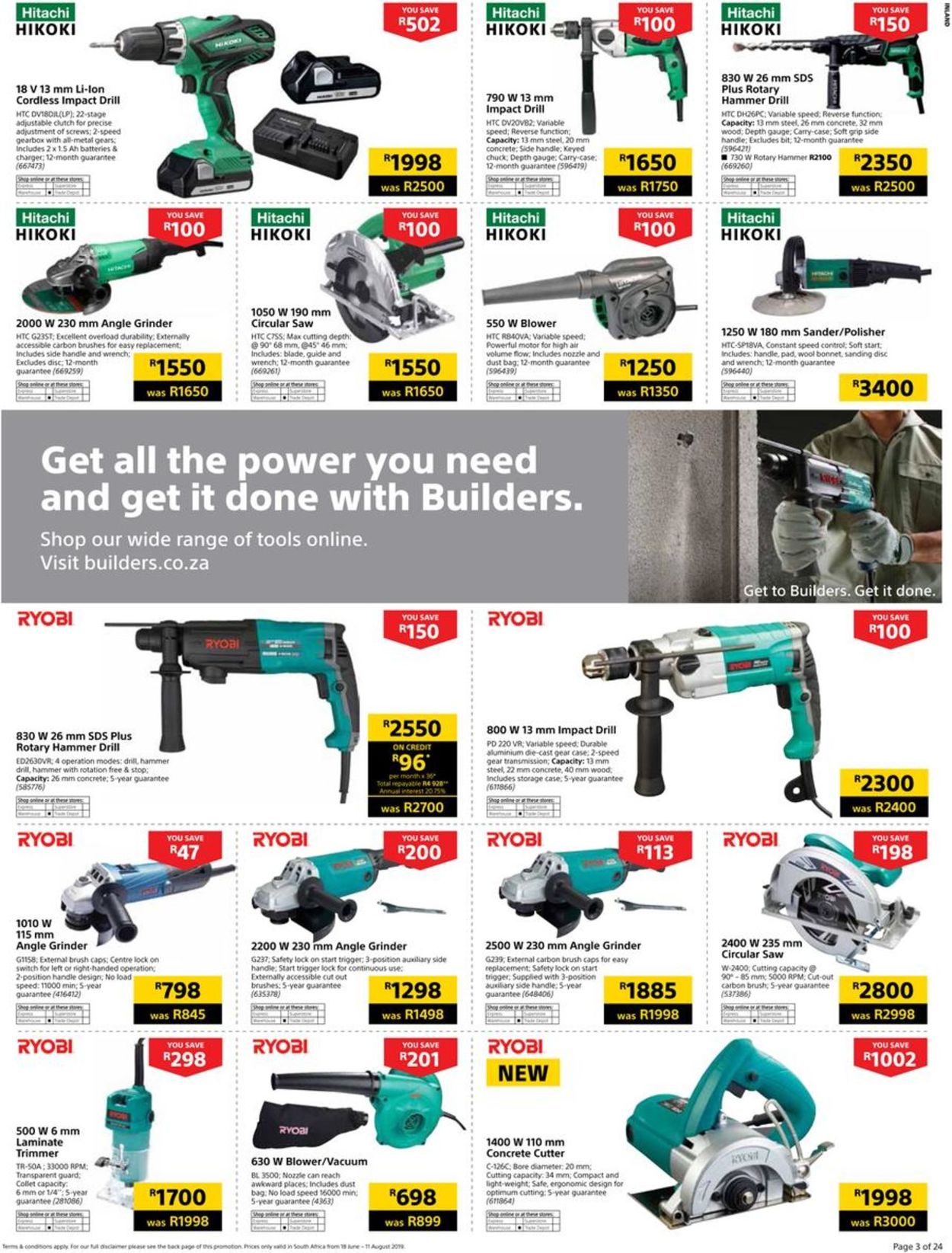Builders Warehouse Catalogue - 2019/06/18-2019/08/11 (Page 3)