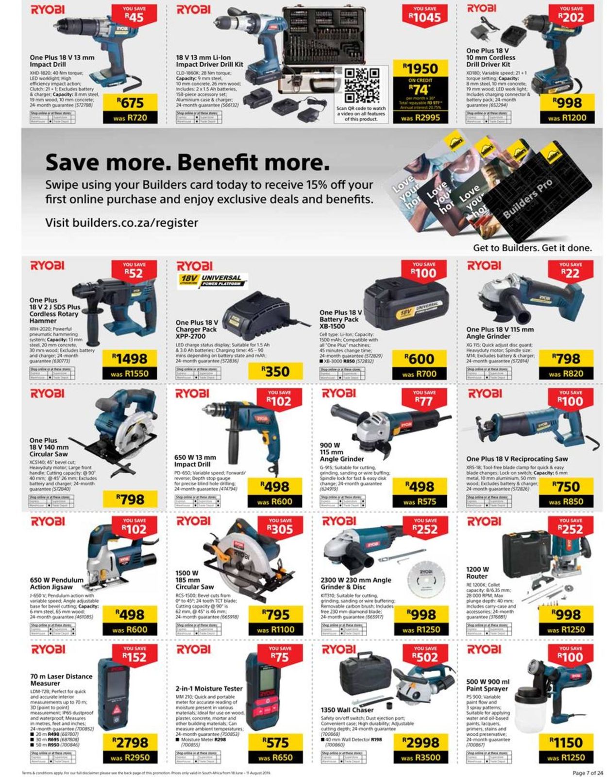 Builders Warehouse Catalogue - 2019/06/18-2019/08/11 (Page 7)
