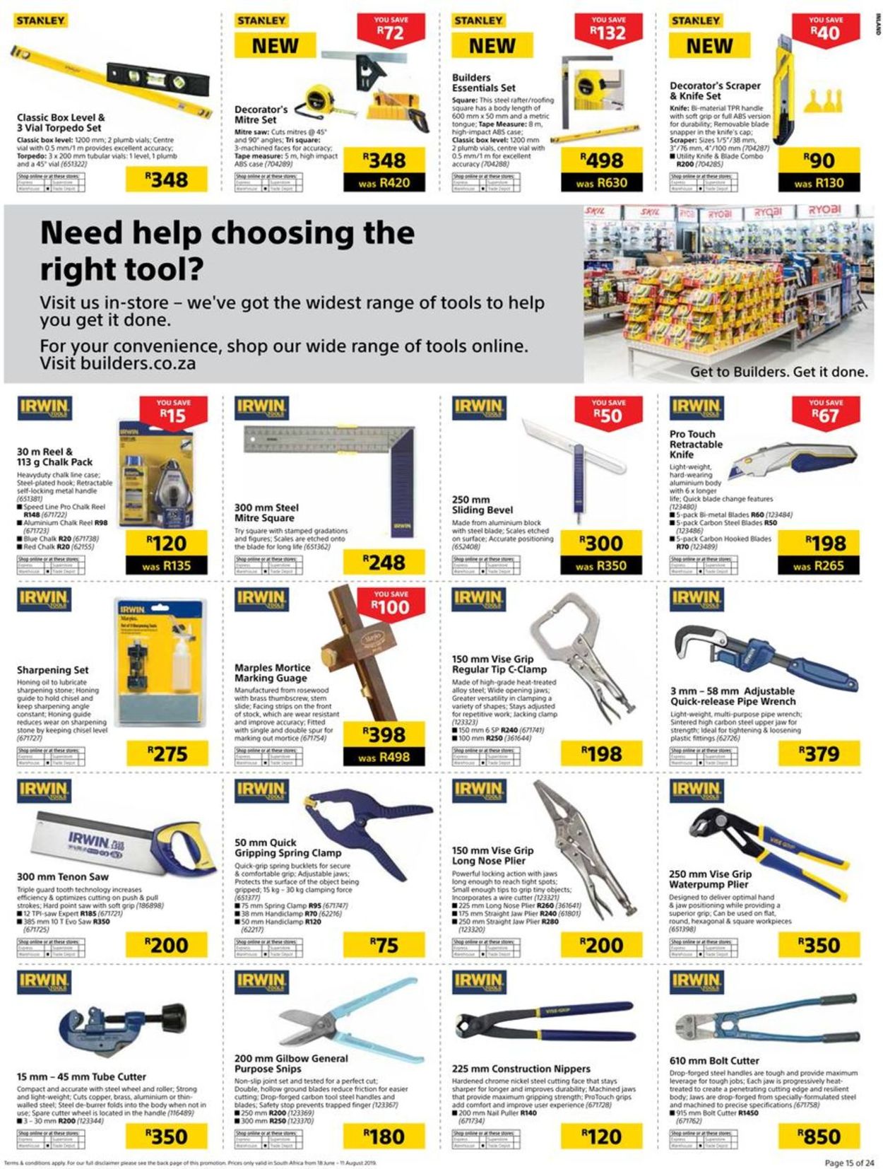 Builders Warehouse Catalogue - 2019/06/18-2019/08/11 (Page 15)