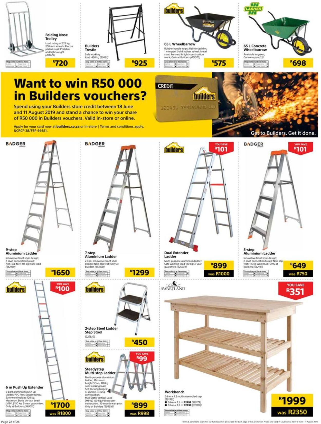Builders Warehouse Catalogue - 2019/06/18-2019/08/11 (Page 22)