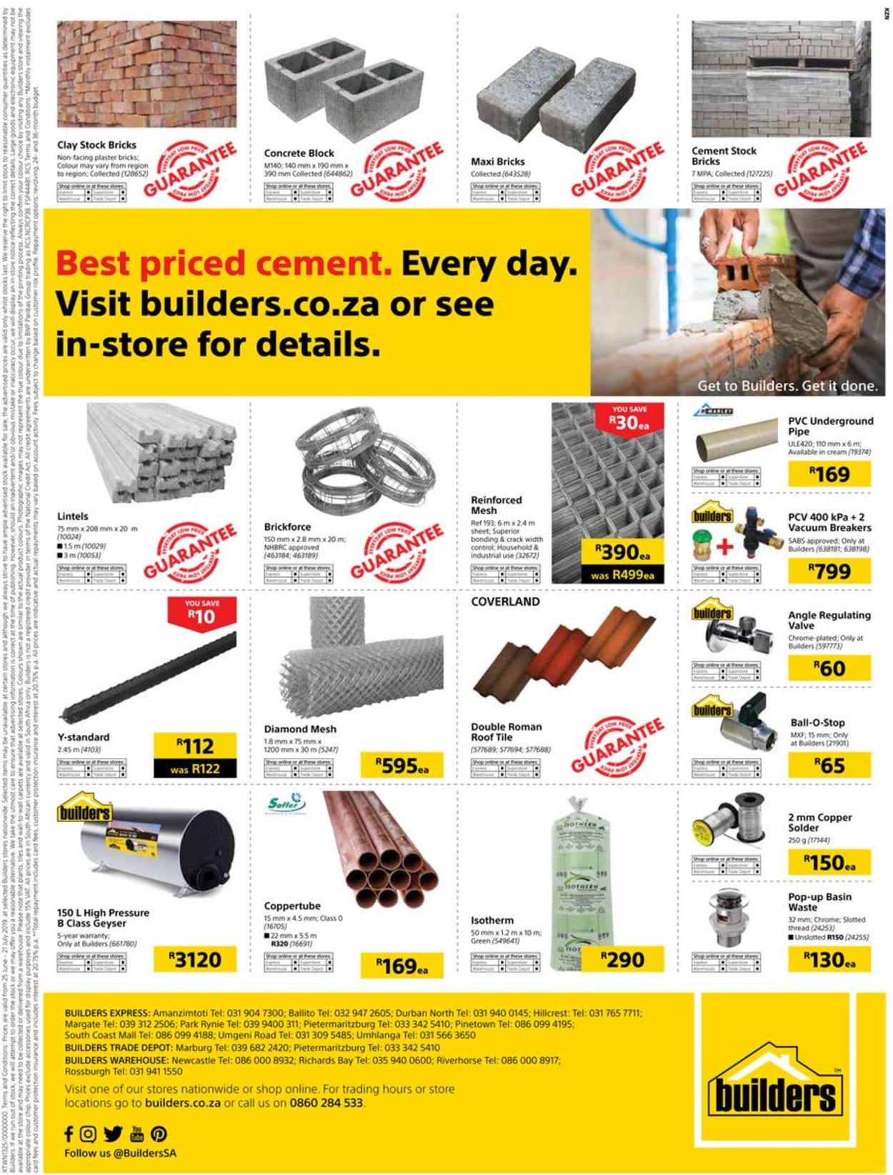Builders Warehouse Catalogue - 2019/06/25-2019/07/21 (Page 33)