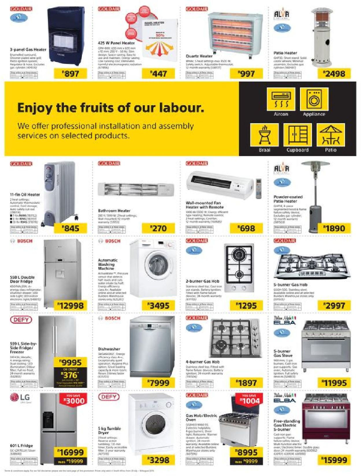 Builders Warehouse Catalogue - 2019/07/23-2019/08/18 (Page 38)