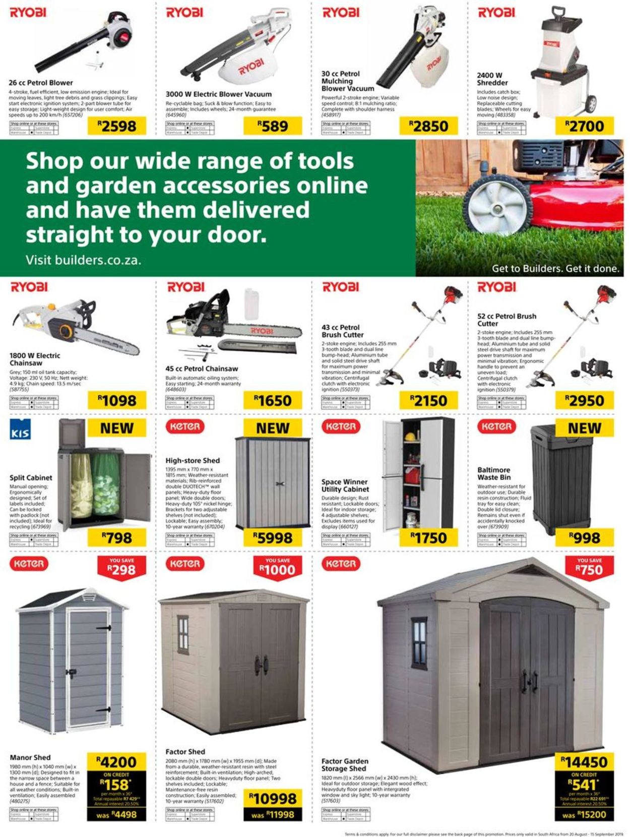 Builders Warehouse Catalogue - 2019/08/20-2019/09/15 (Page 5)