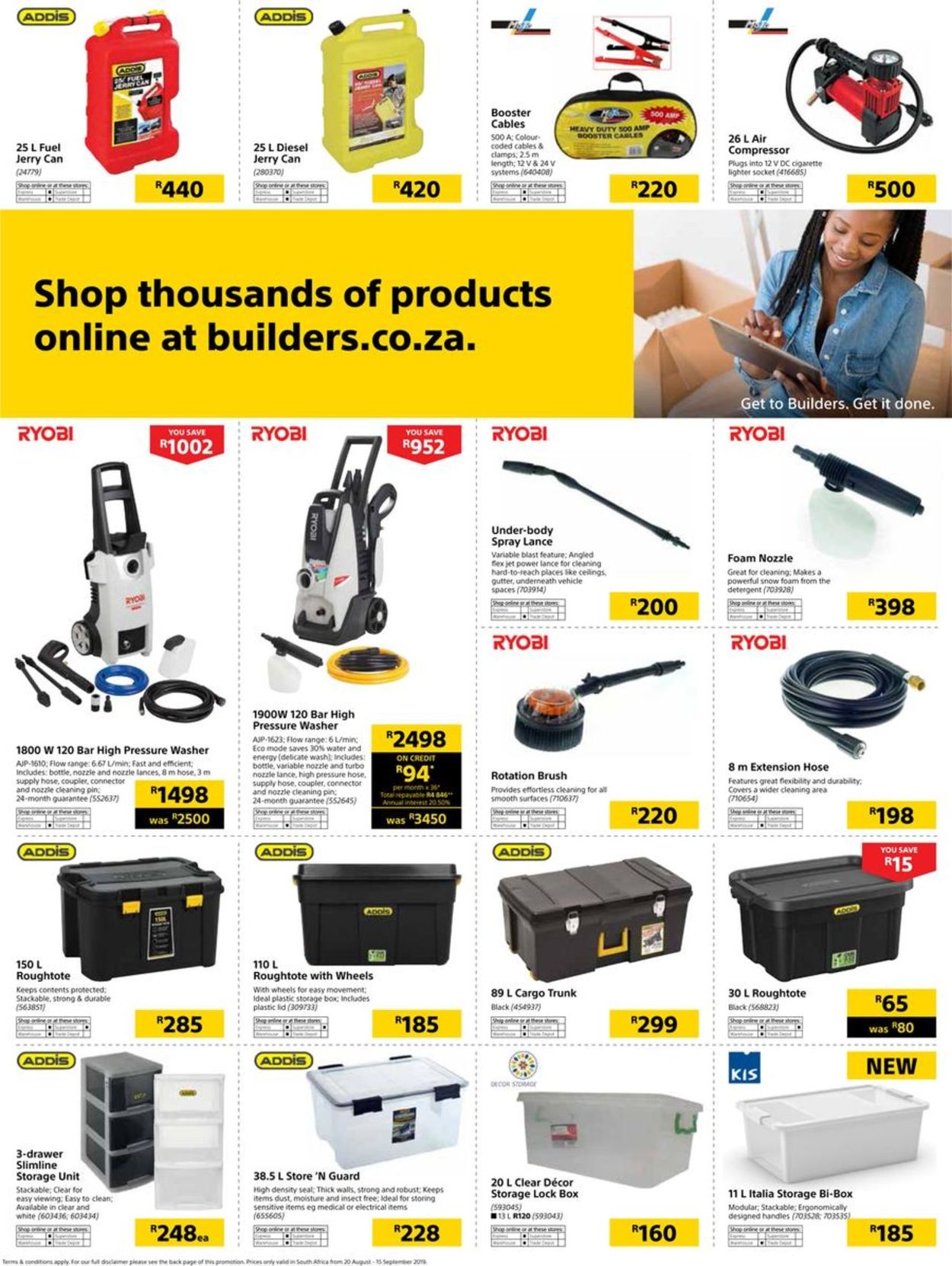Builders Warehouse Catalogue - 2019/08/20-2019/09/15 (Page 6)