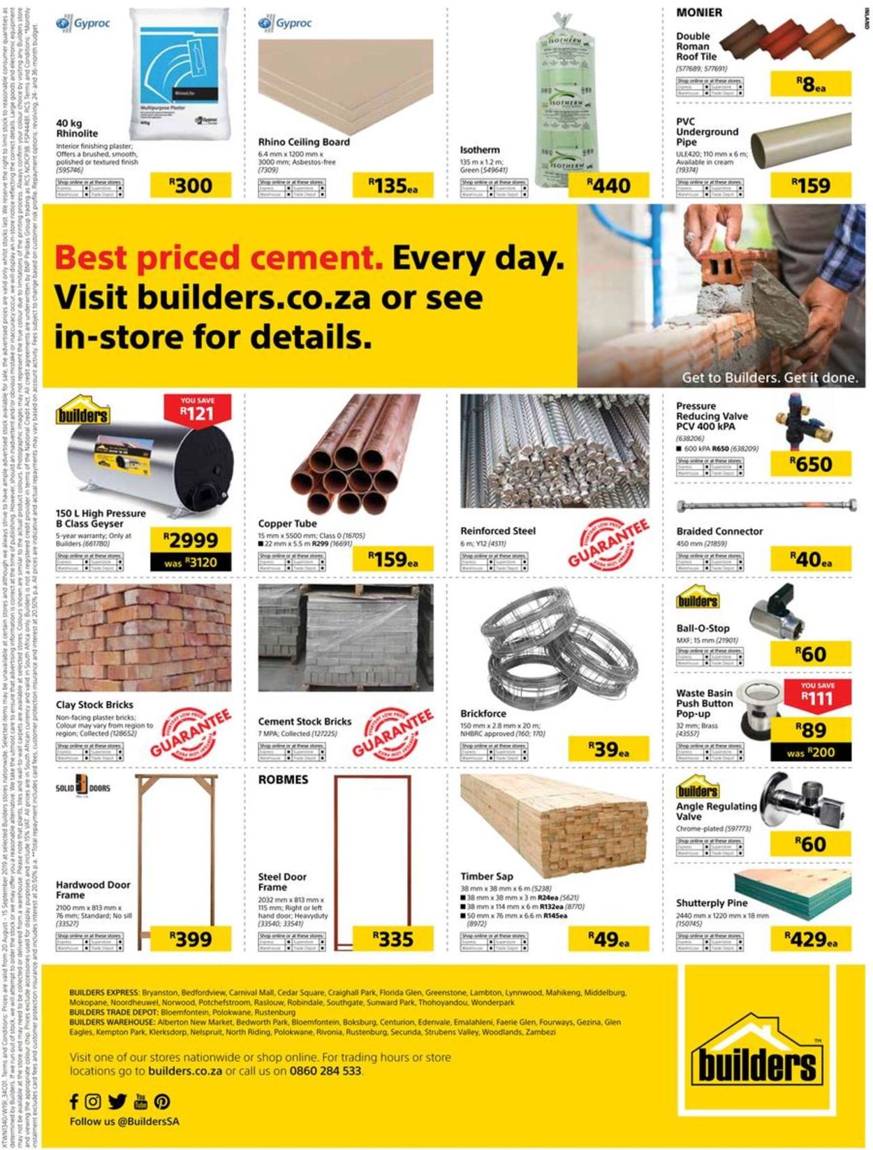 Builders Warehouse Catalogue - 2019/08/20-2019/09/15 (Page 17)