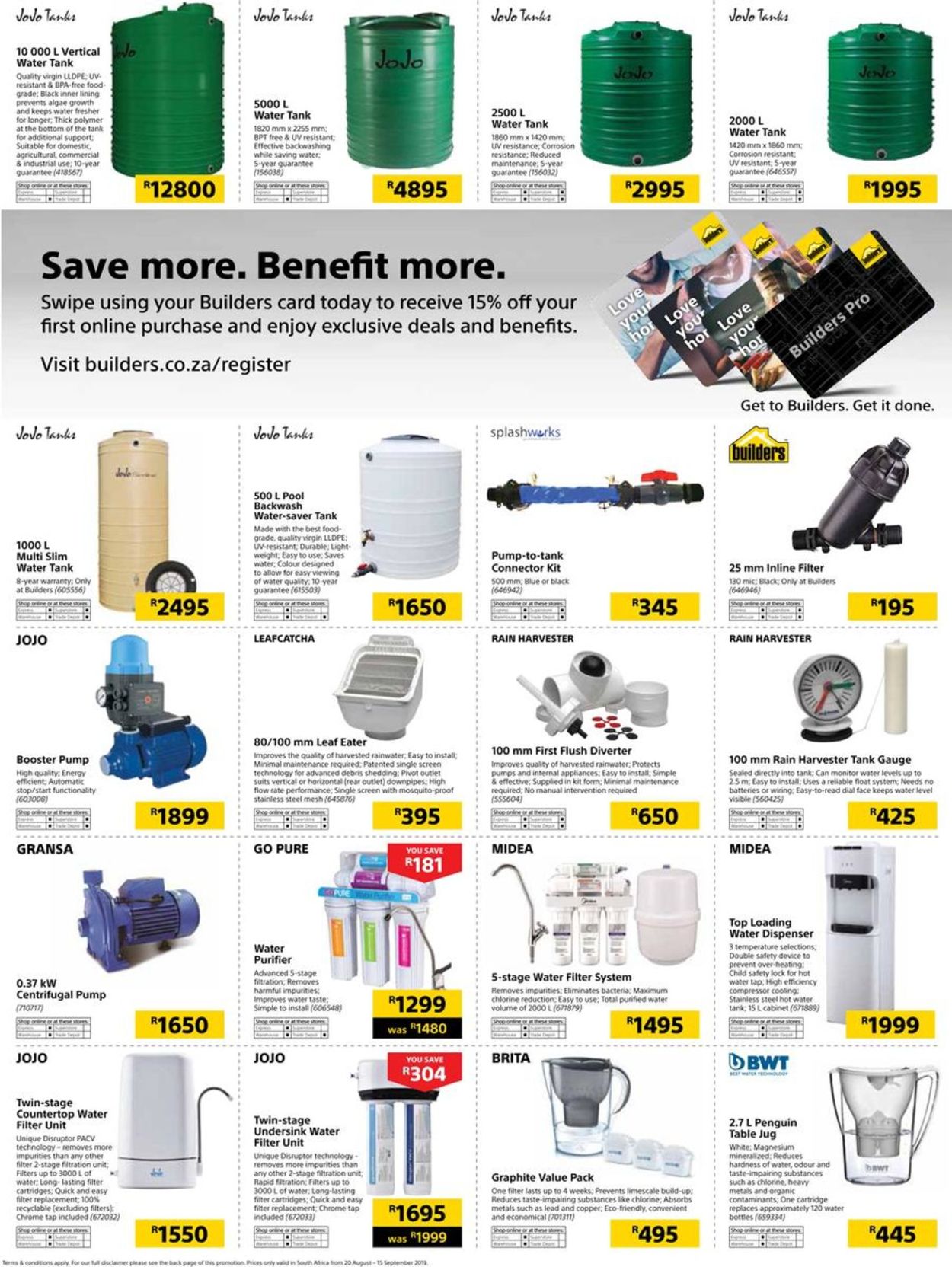 Builders Warehouse Catalogue - 2019/08/20-2019/09/15 (Page 32)