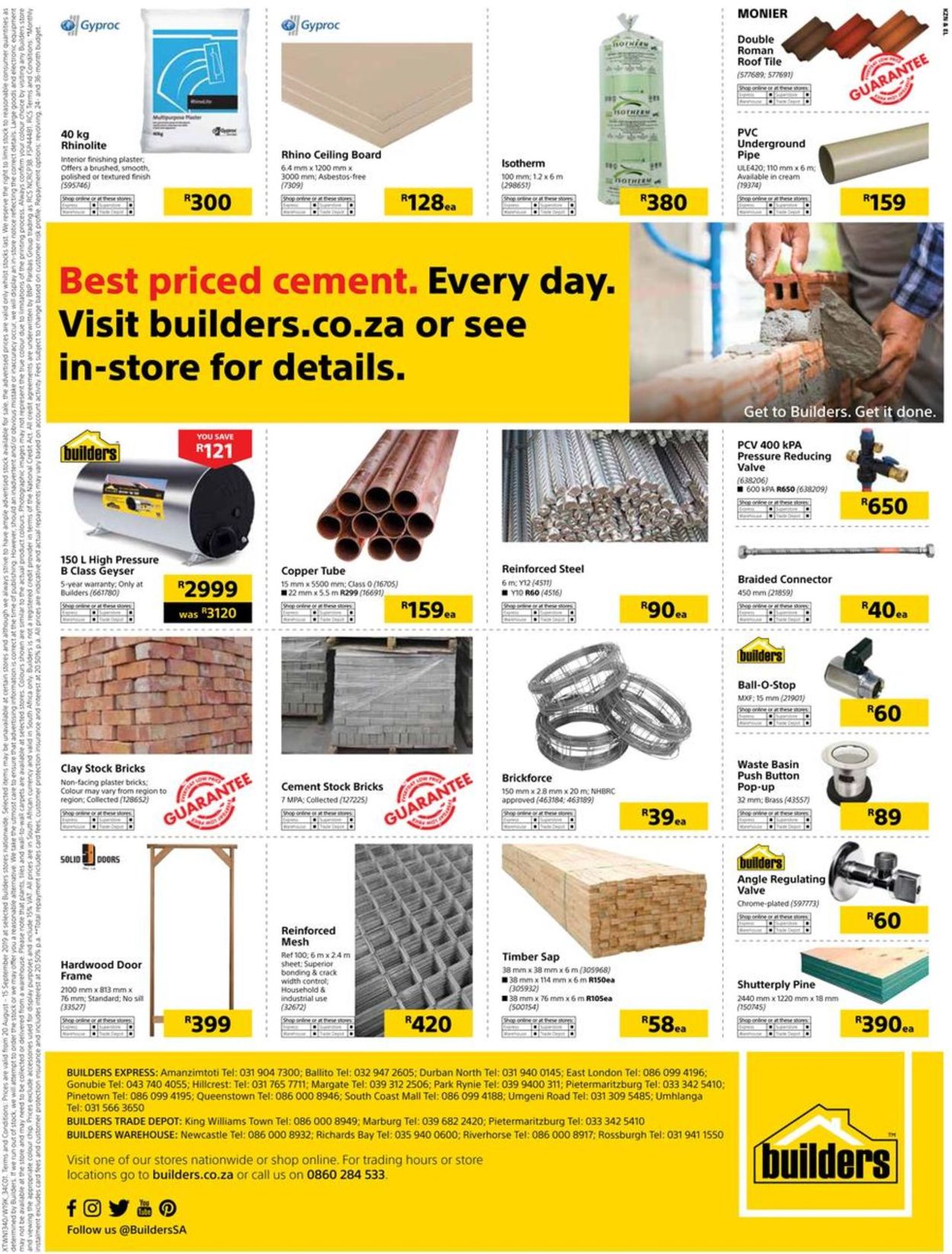 Builders Warehouse Catalogue - 2019/08/20-2019/09/15 (Page 33)