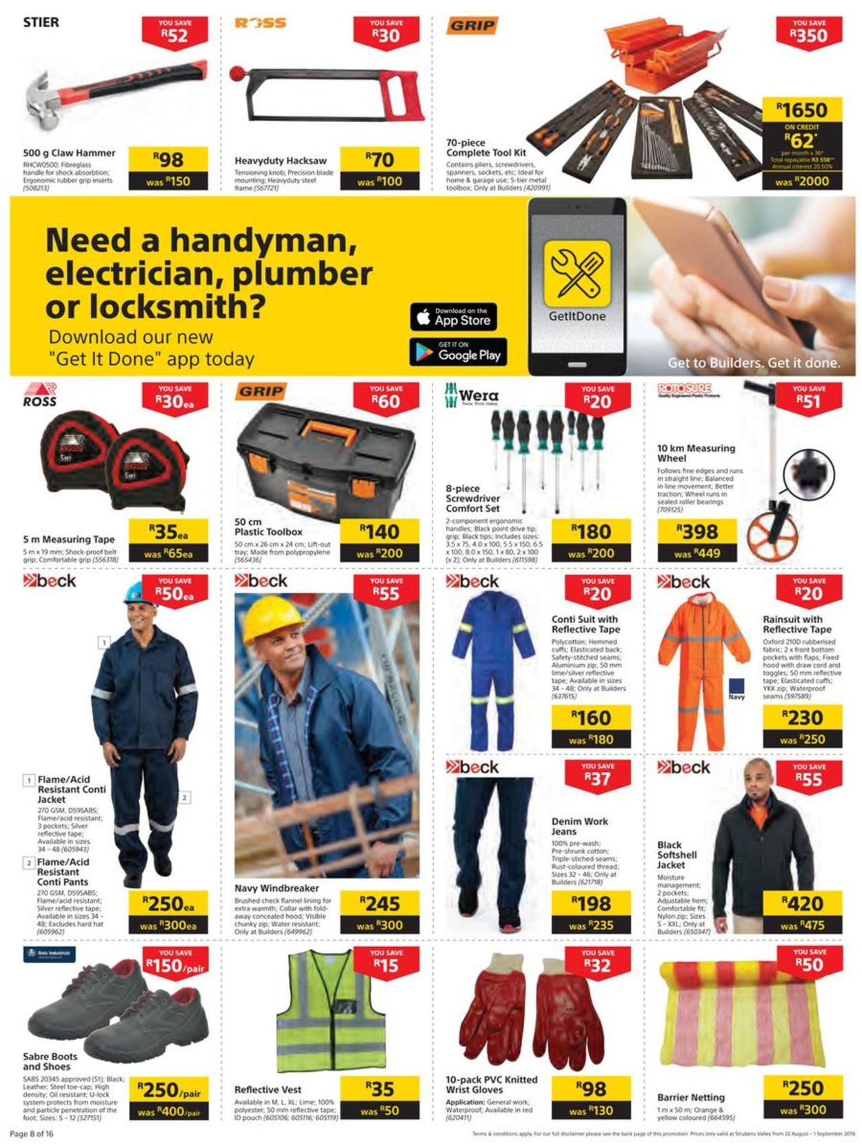 Builders Warehouse Catalogue - 2019/08/22-2019/09/01 (Page 8)