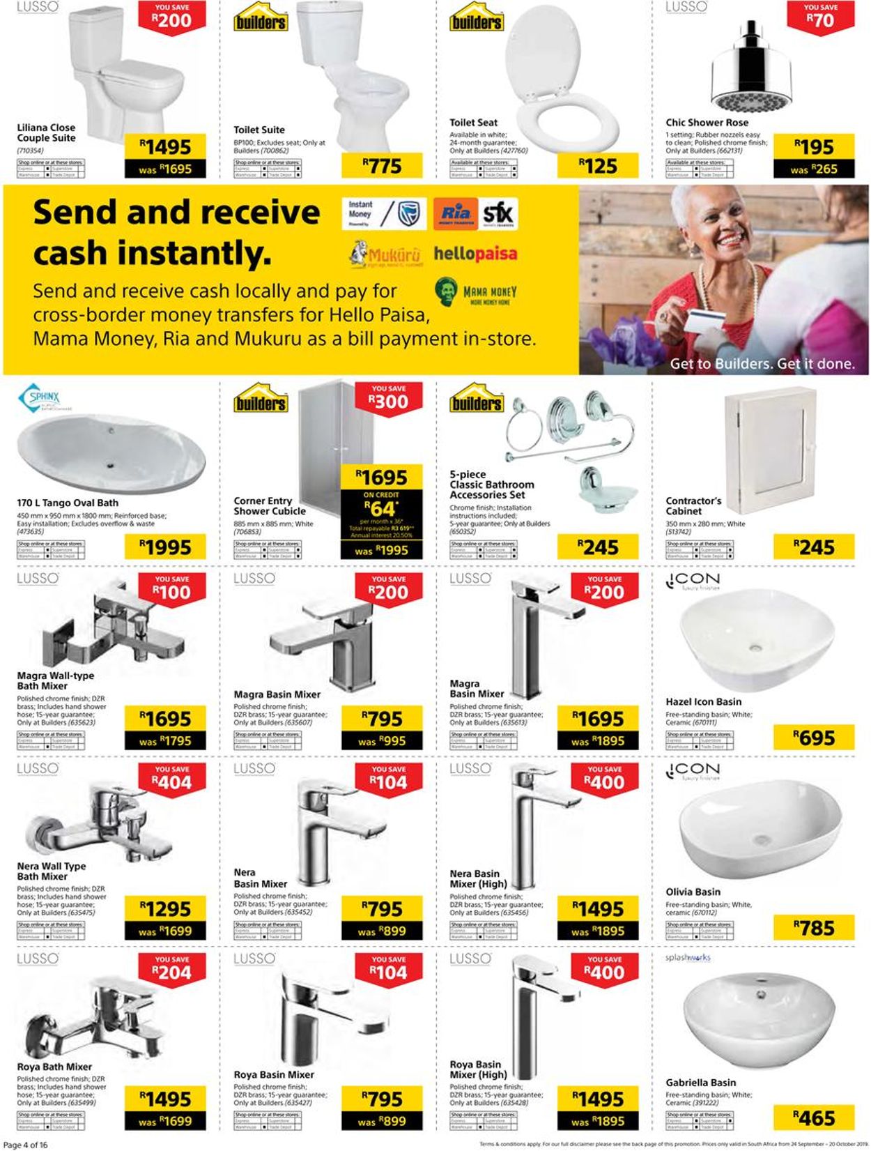 Builders Warehouse Catalogue - 2019/09/24-2019/10/20 (Page 69)