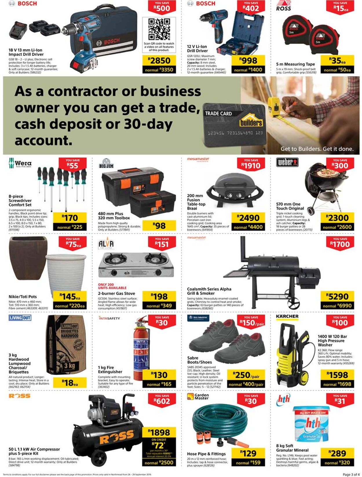 Builders Warehouse Catalogue - 2019/09/26-2019/09/29 (Page 3)