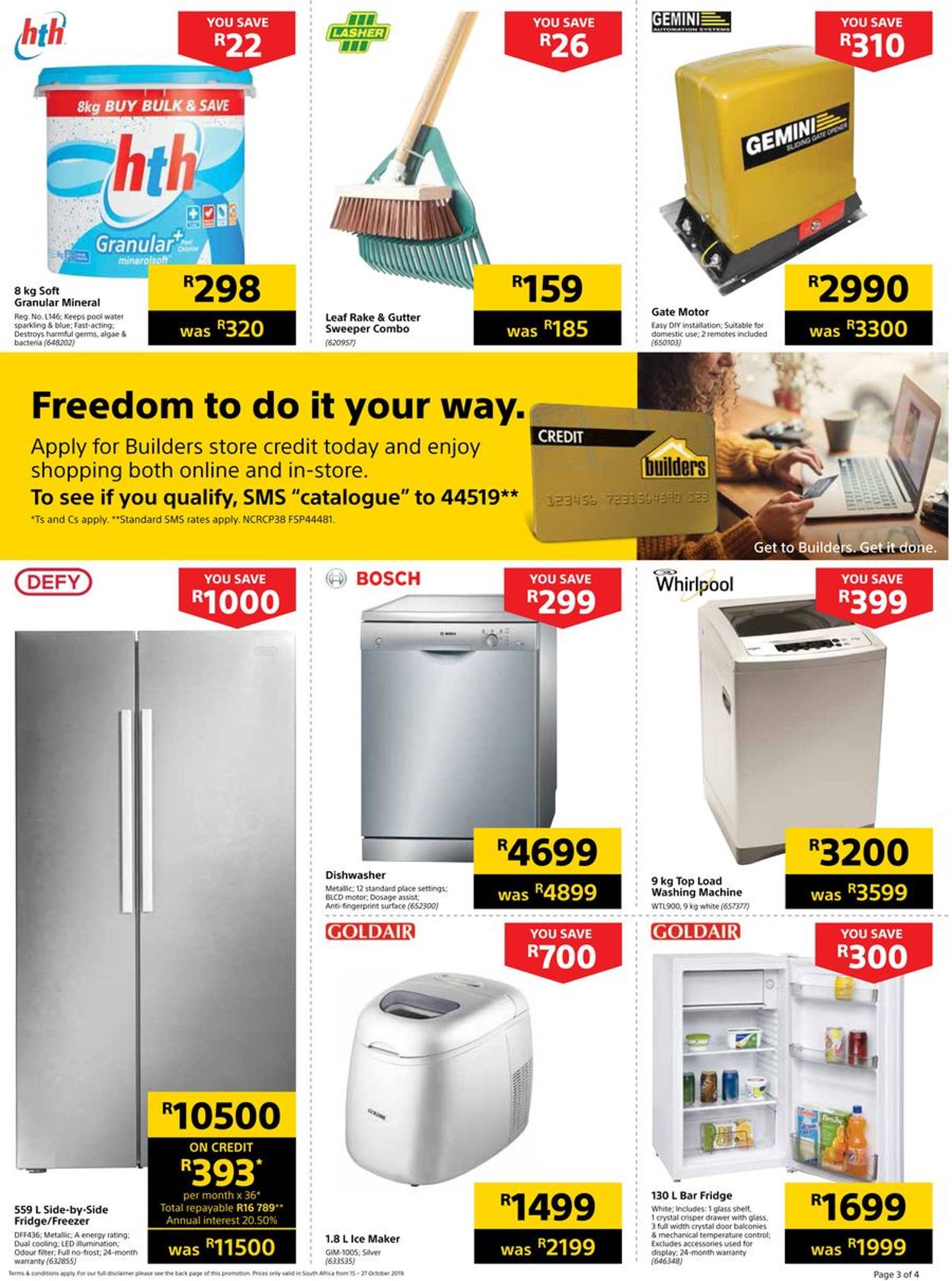 Builders Warehouse Catalogue - 2019/10/15-2019/10/27 (Page 3)