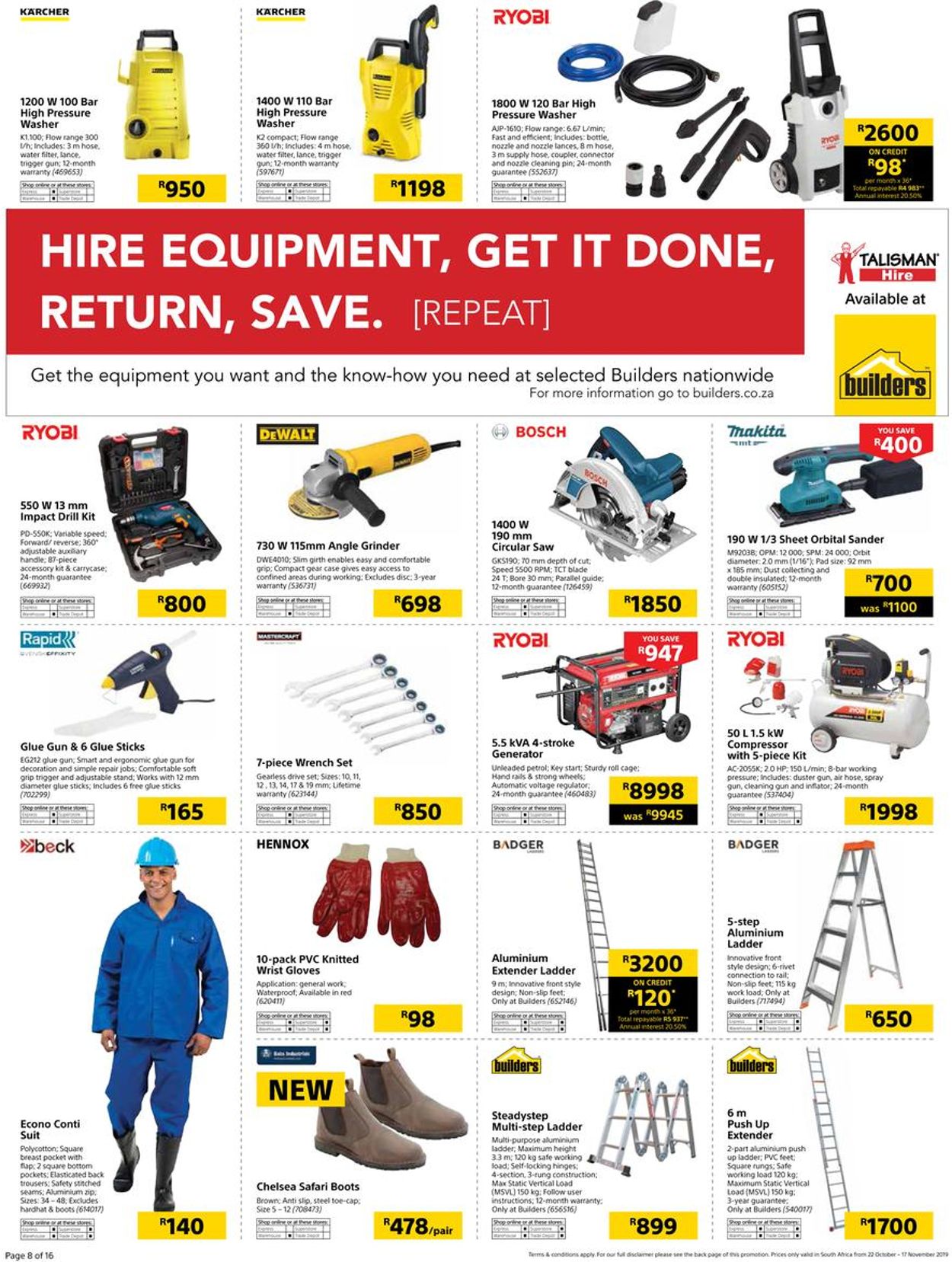 Builders Warehouse Catalogue - 2019/10/22-2019/11/17 (Page 9)