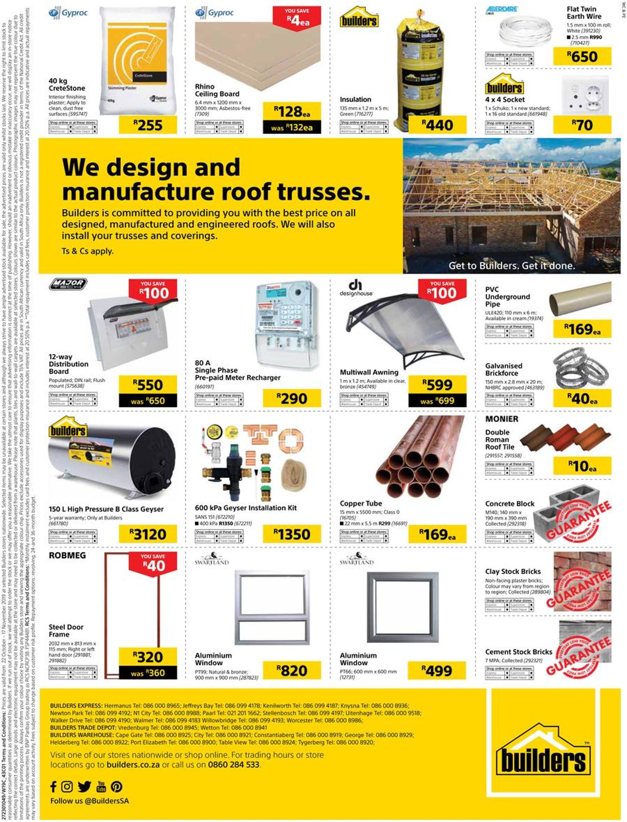 Builders Warehouse Catalogue - 2019/10/22-2019/11/17 (Page 49)