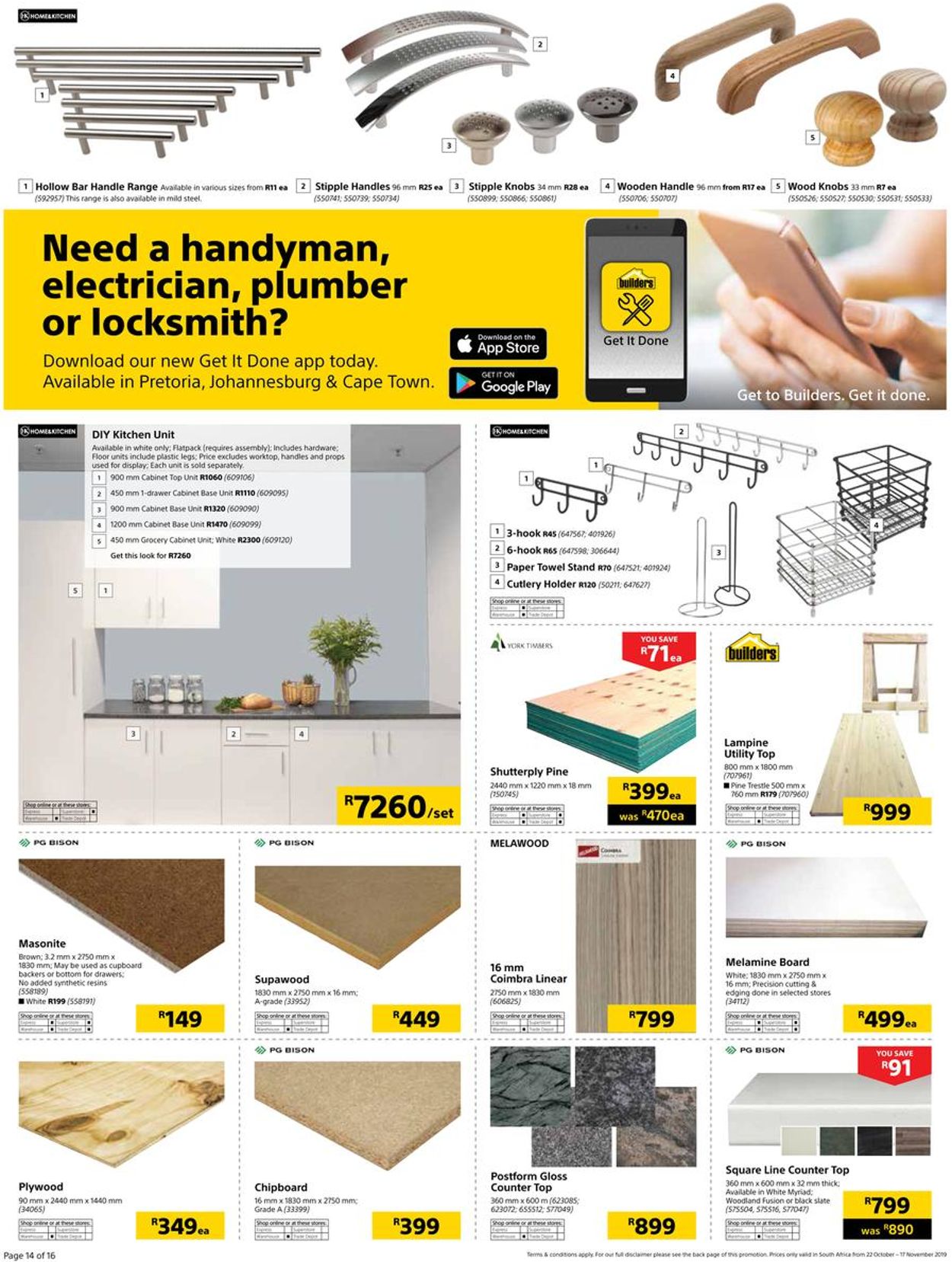 Builders Warehouse Catalogue - 2019/10/22-2019/11/17 (Page 63)