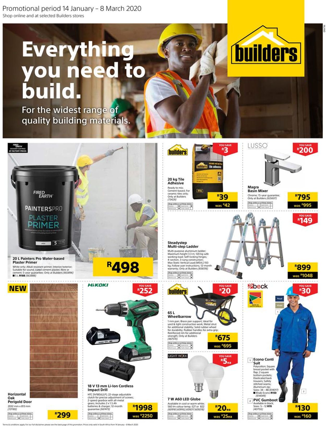 Builders Warehouse Catalogue - 2020/01/14-2020/03/08 (Page 2)