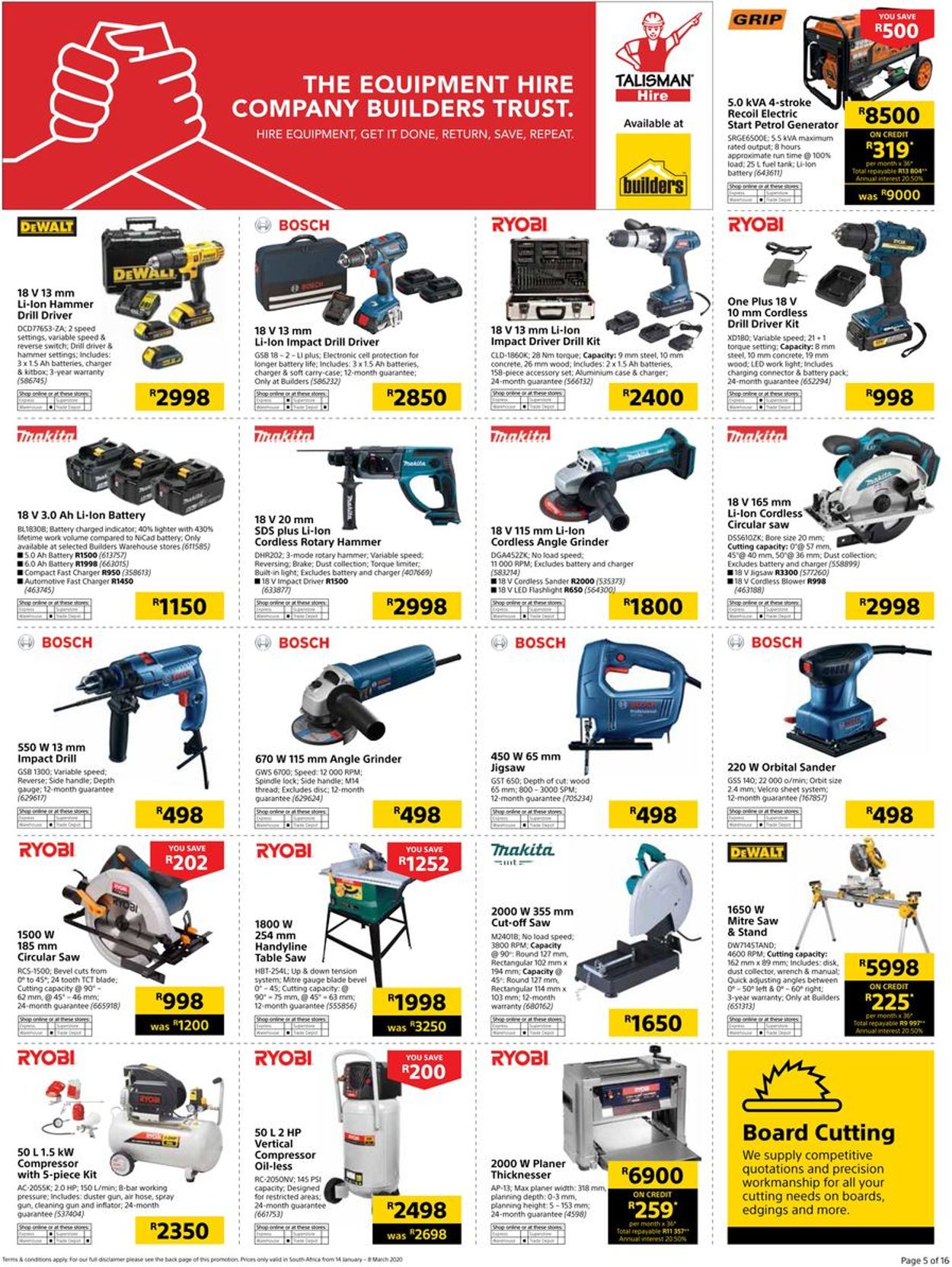 Builders Warehouse Catalogue - 2020/01/14-2020/03/08 (Page 6)