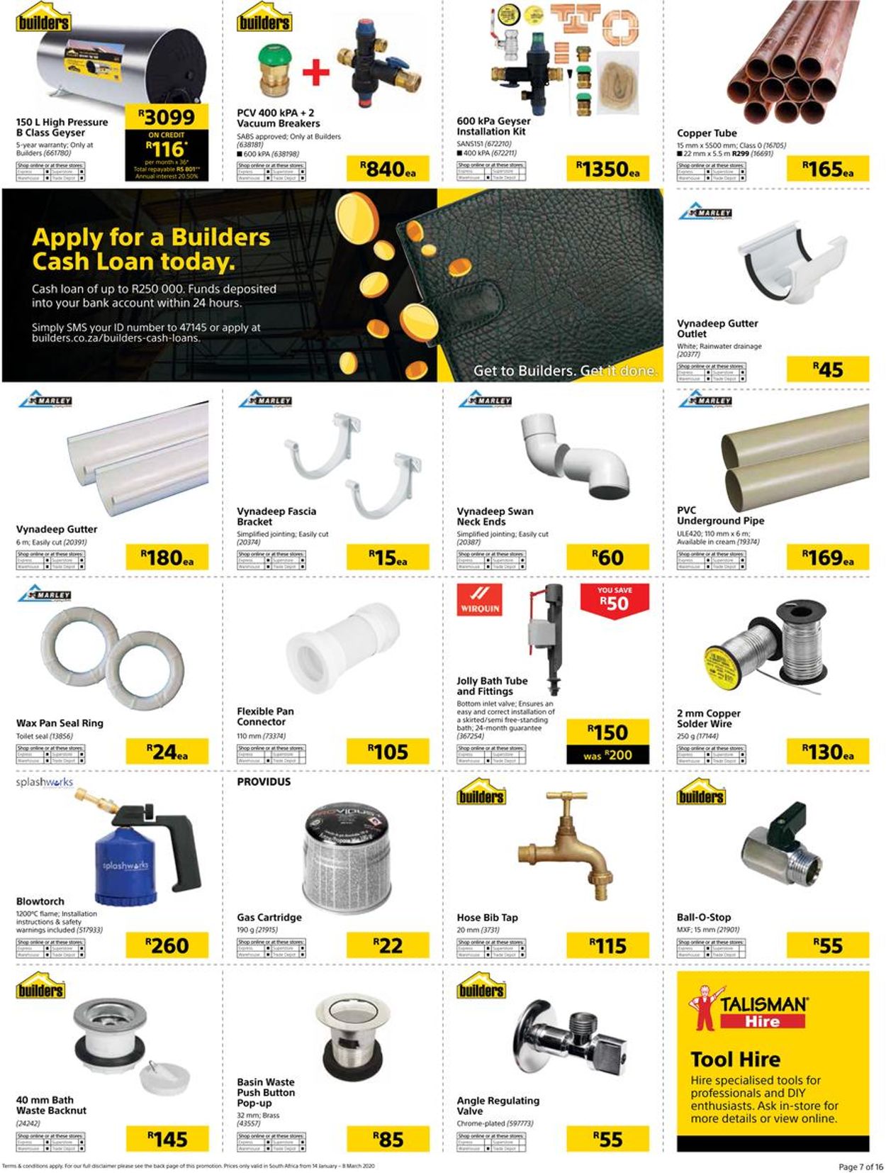 Builders Warehouse Catalogue - 2020/01/14-2020/03/08 (Page 8)