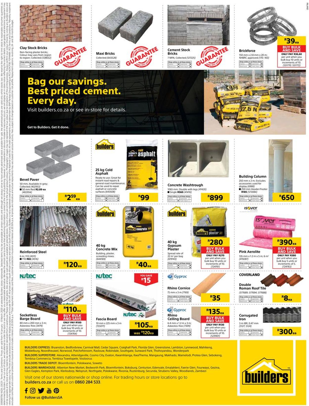 Builders Warehouse Catalogue - 2020/01/14-2020/03/08 (Page 17)