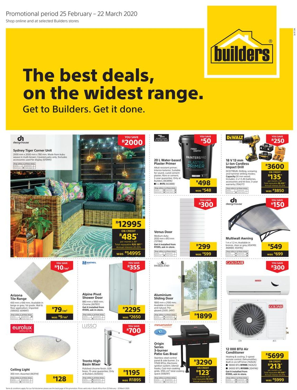 Builders Warehouse Catalogue - 2020/02/25-2020/03/22 (Page 34)