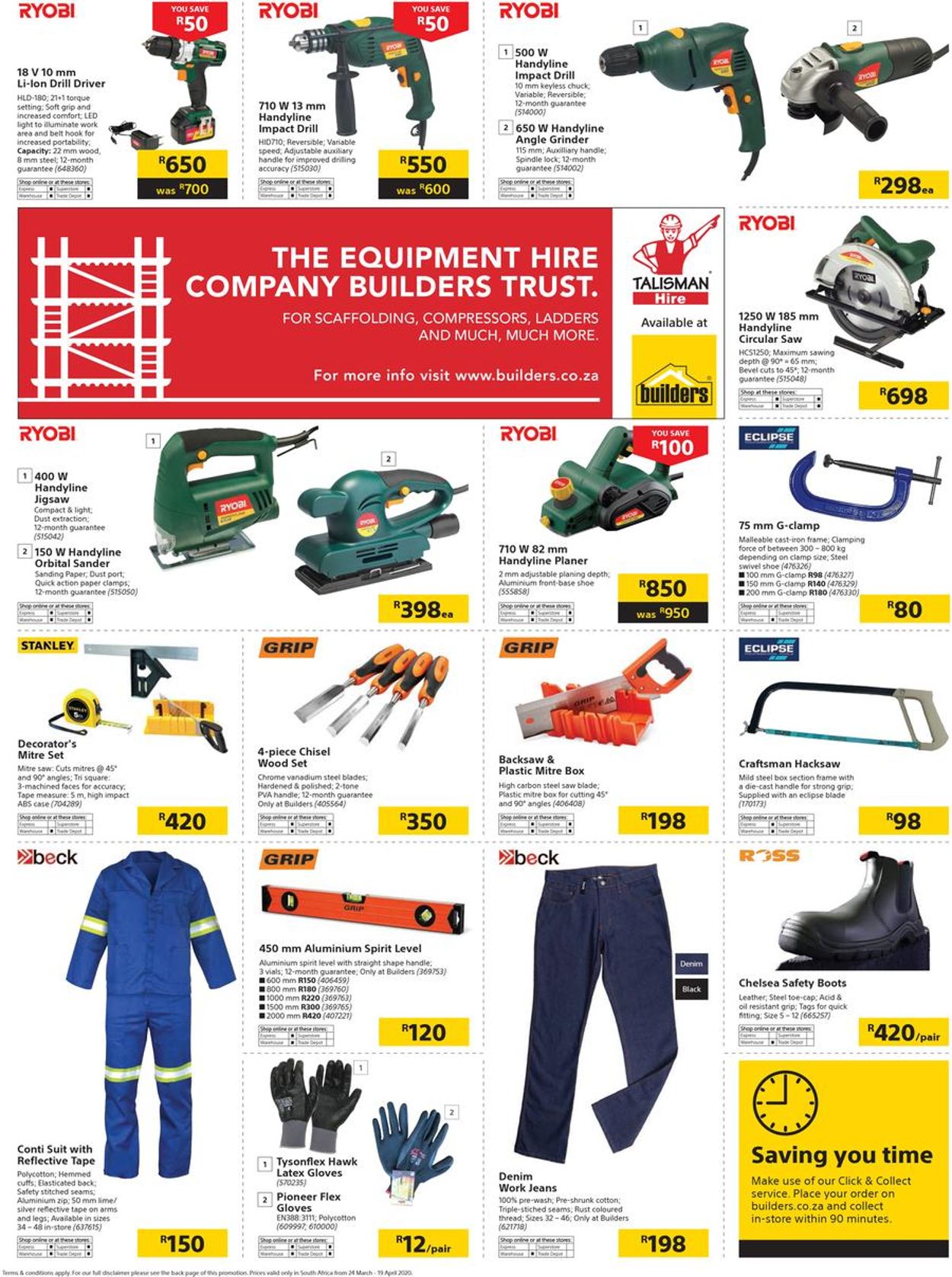 Builders Warehouse Catalogue - 2020/03/24-2020/04/19 (Page 12)
