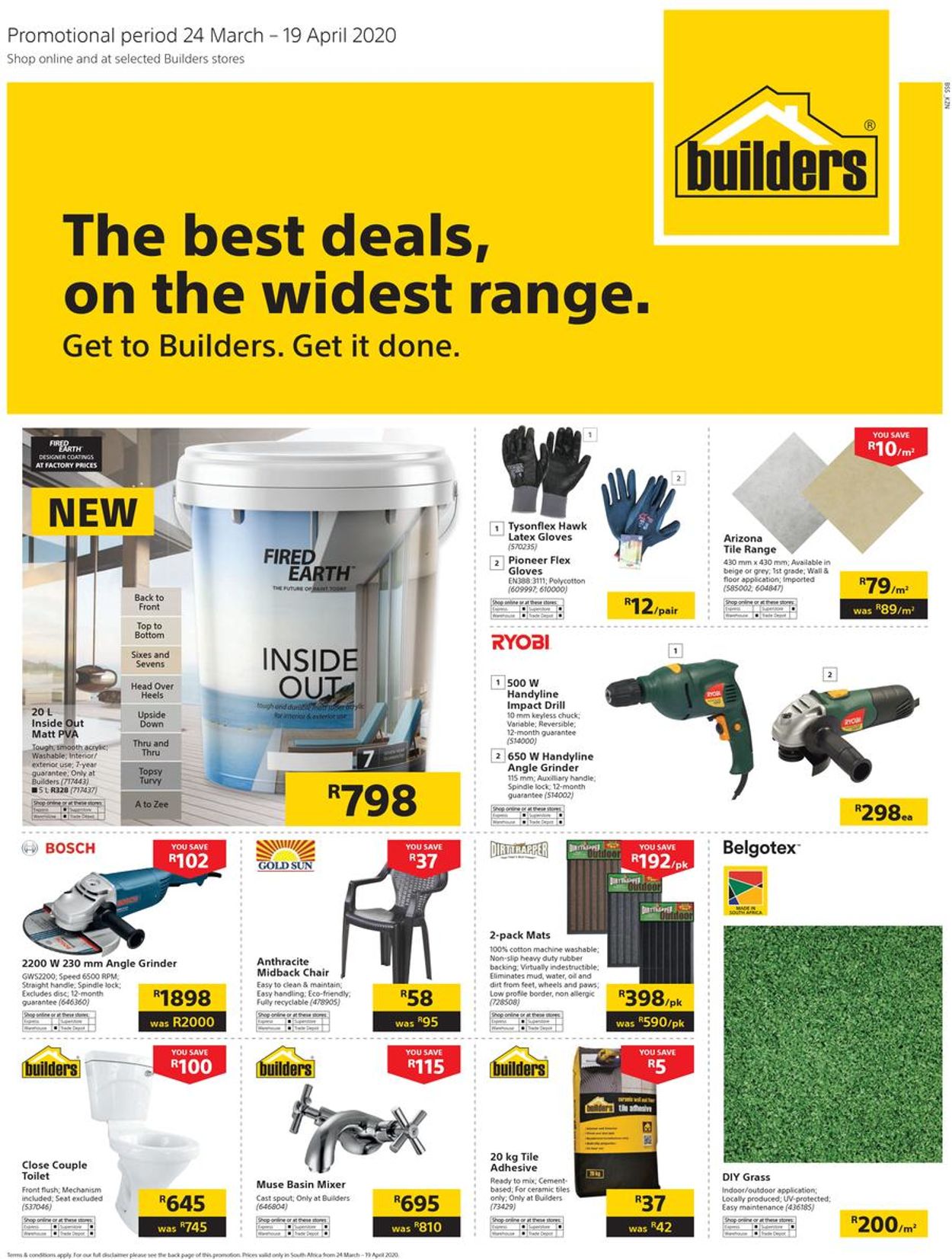 Builders Warehouse Catalogue - 2020/03/24-2020/04/19 (Page 34)